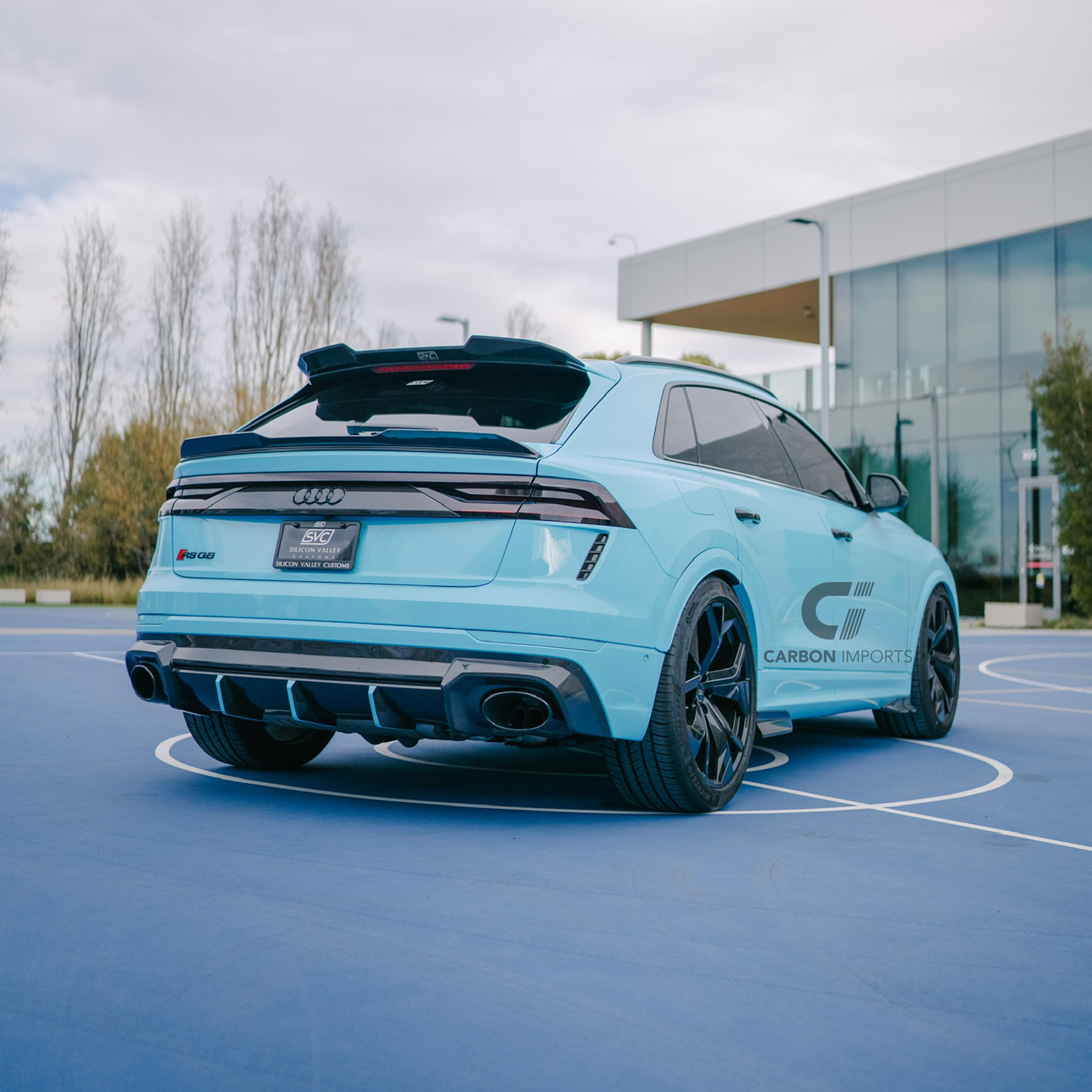 Audi RSQ8 Carbon Fiber Side Skirts 2020-2024