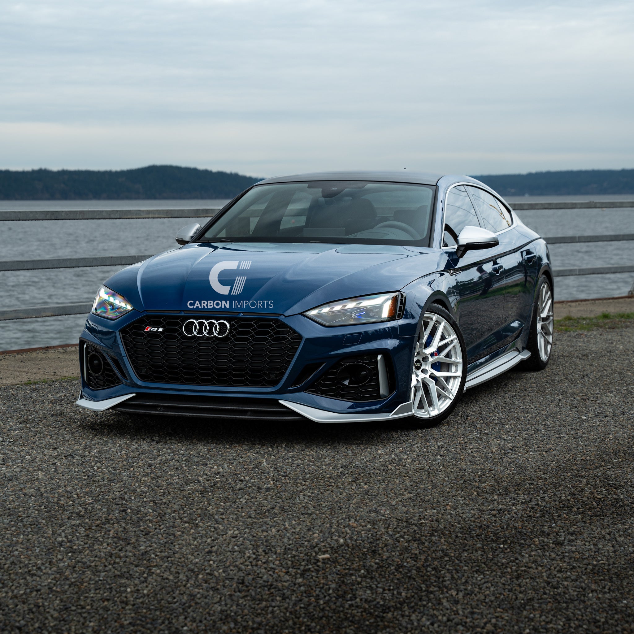 Audi RS5 B9.5 Carbon Fiber Front Lip 2020-2025