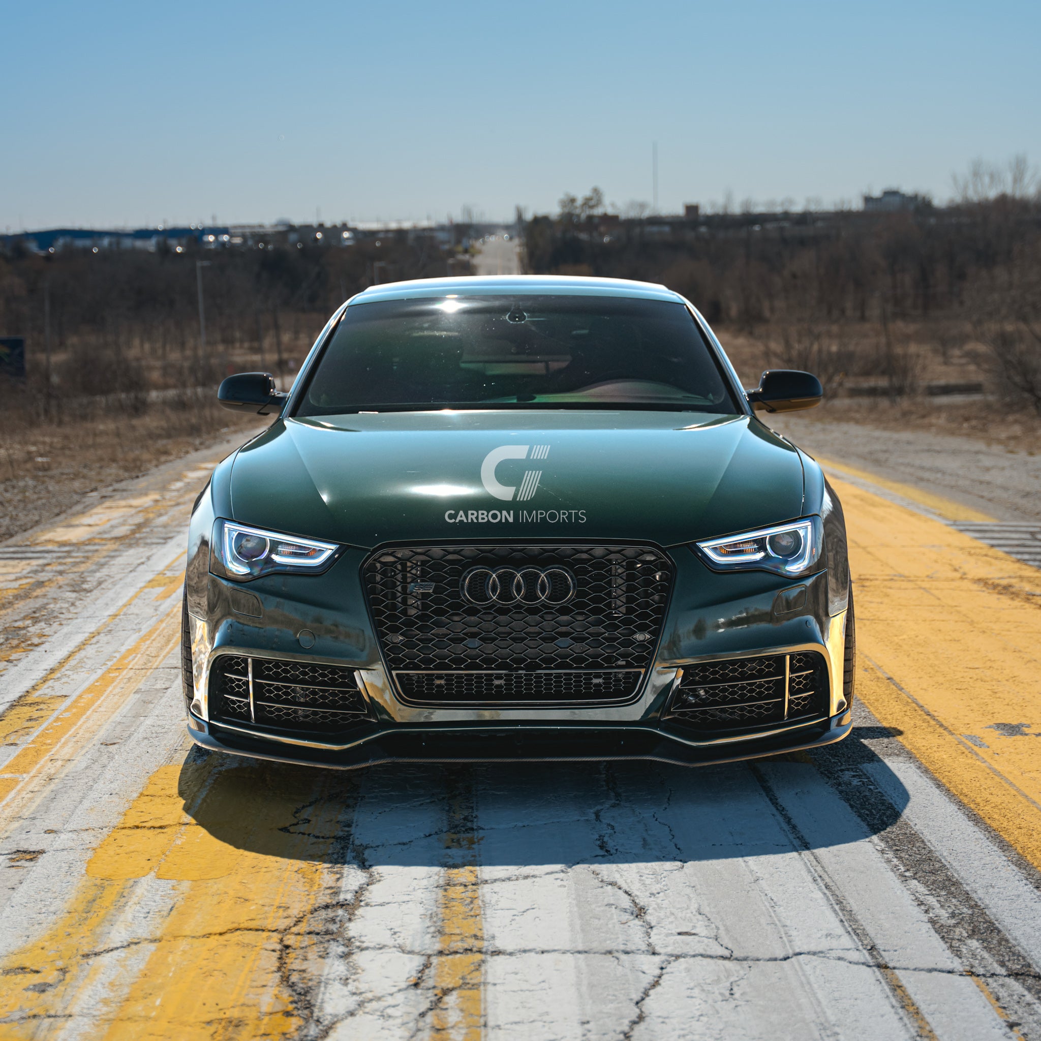 Audi RS5 B8/B8.5 Carbon Fiber Front Lip 2010-2016