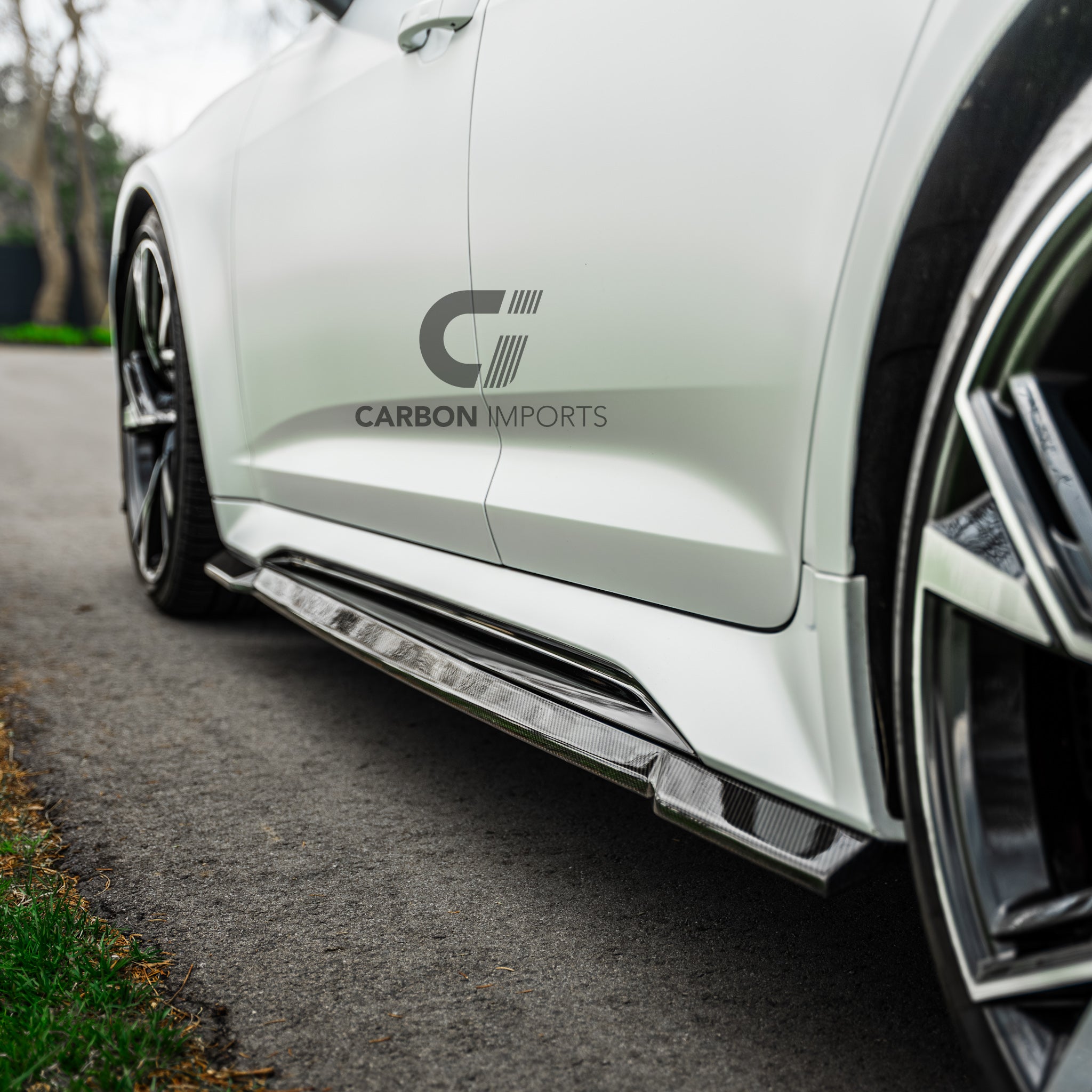 Audi RS6/RS7 C8 Carbon Fiber Side Skirts 2020-2026
