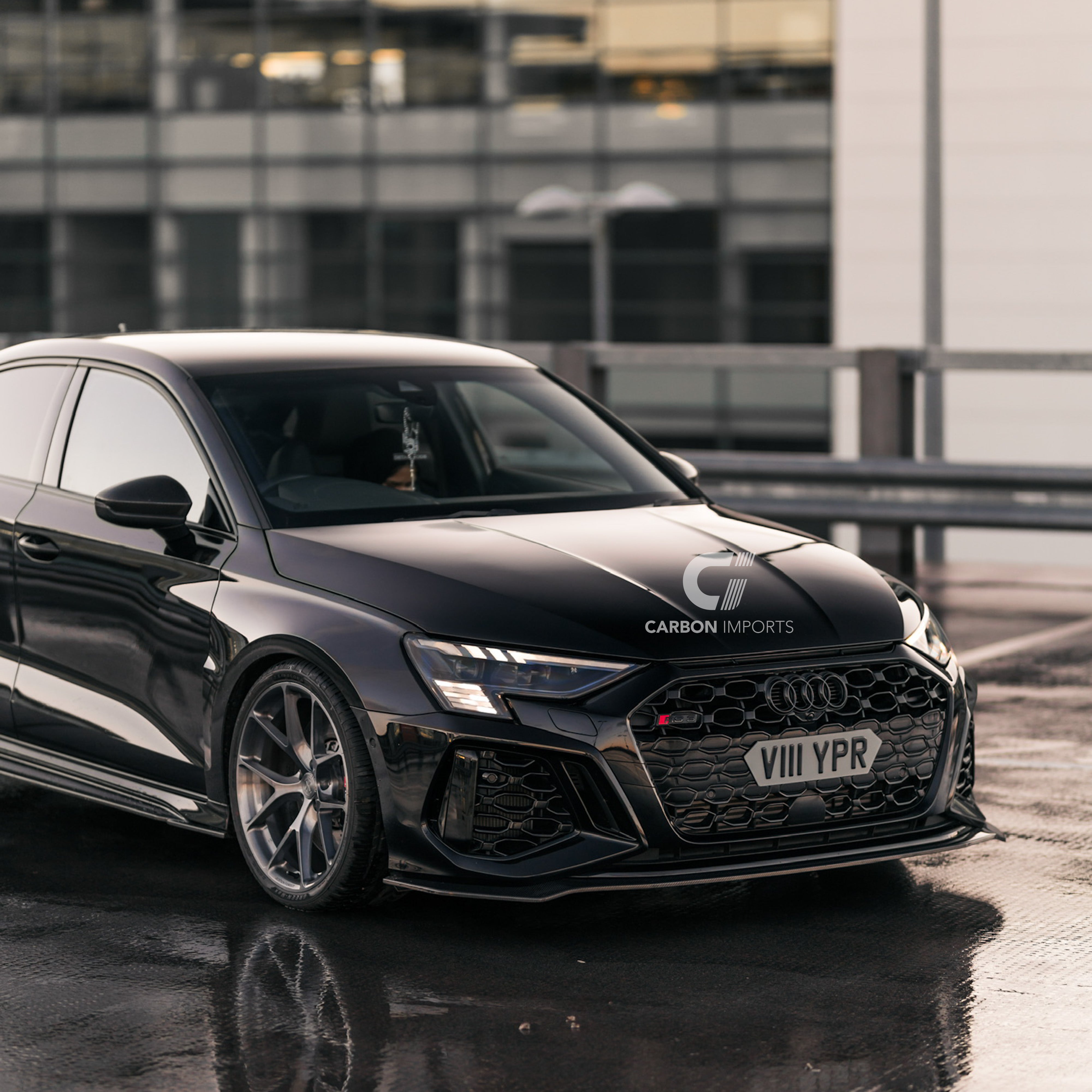 Audi RS3 8Y Carbon Front Fiber Lip 2021-2024