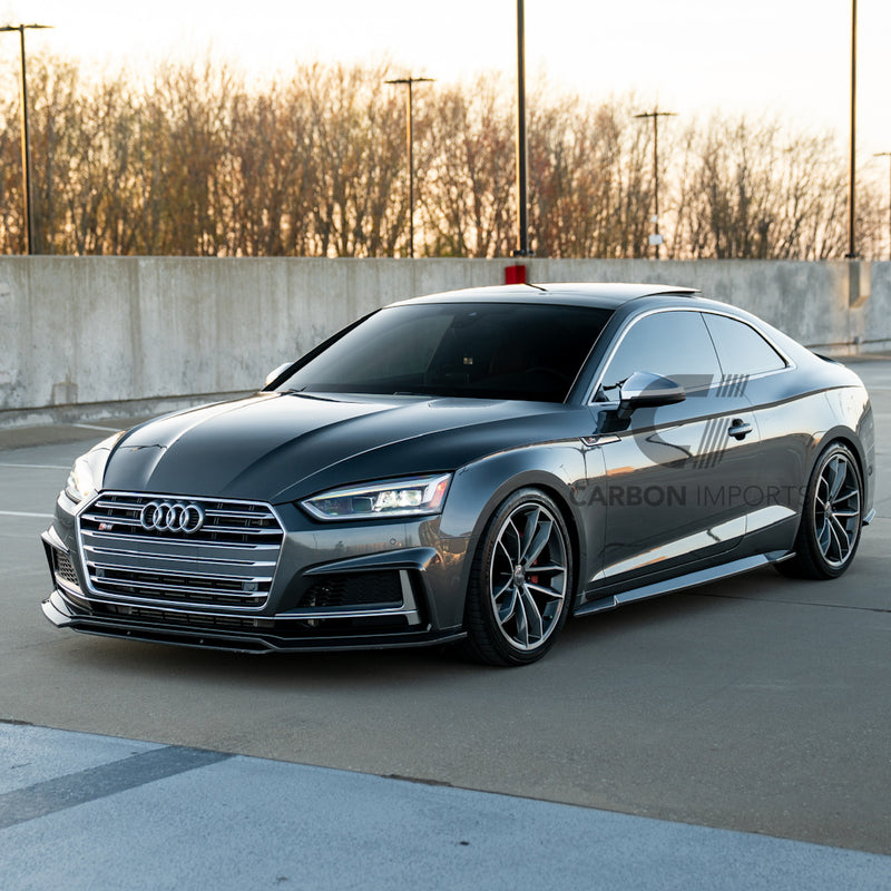 Audi S5/A5 B9 Carbon Fiber Front Lip 2017-2019