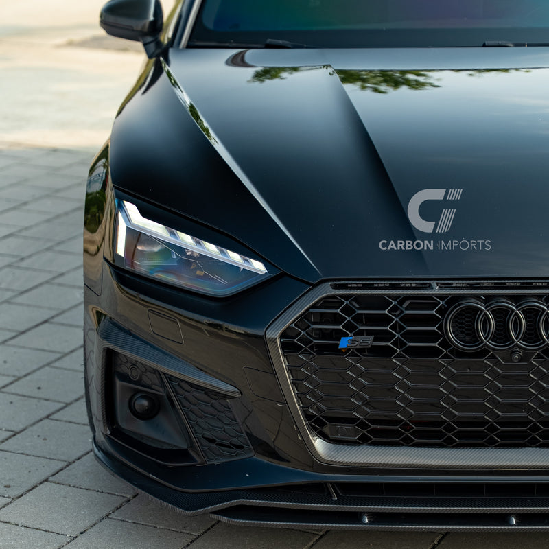 Audi A5/S5 B9.5 Carbon Fiber Front Lip 2020-2025