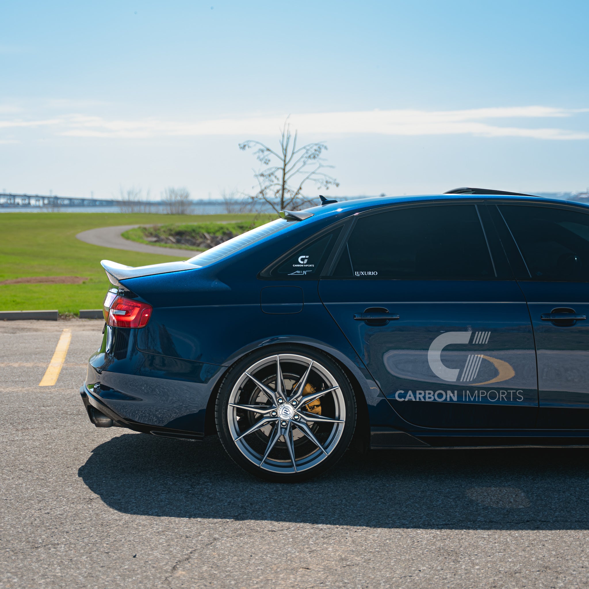 Audi S4/A4 B8/B8.5 Carbon Fiber Roof Spoiler 2009-2016