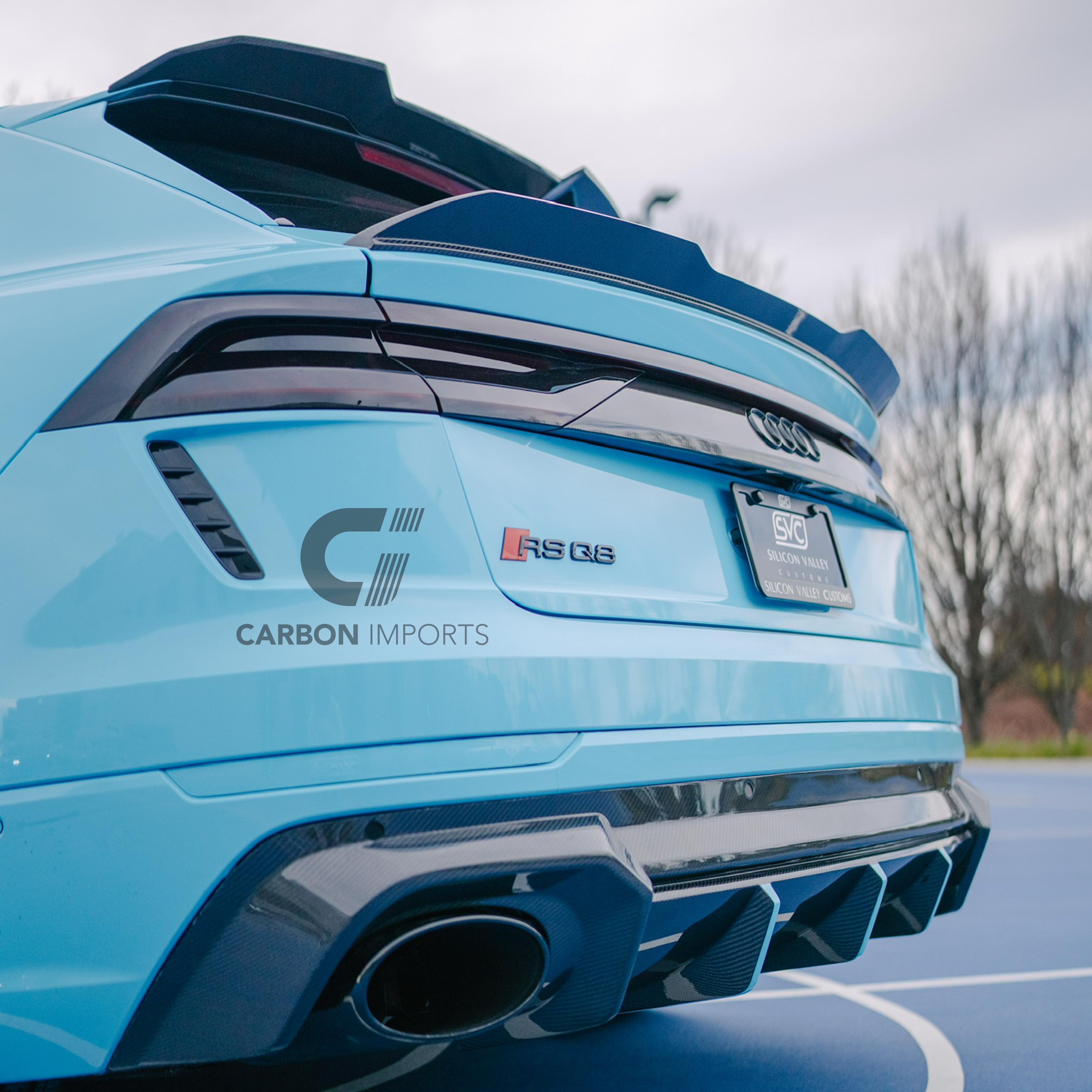 Audi RSQ8 Carbon Fiber Roof Spoiler 2020-2024