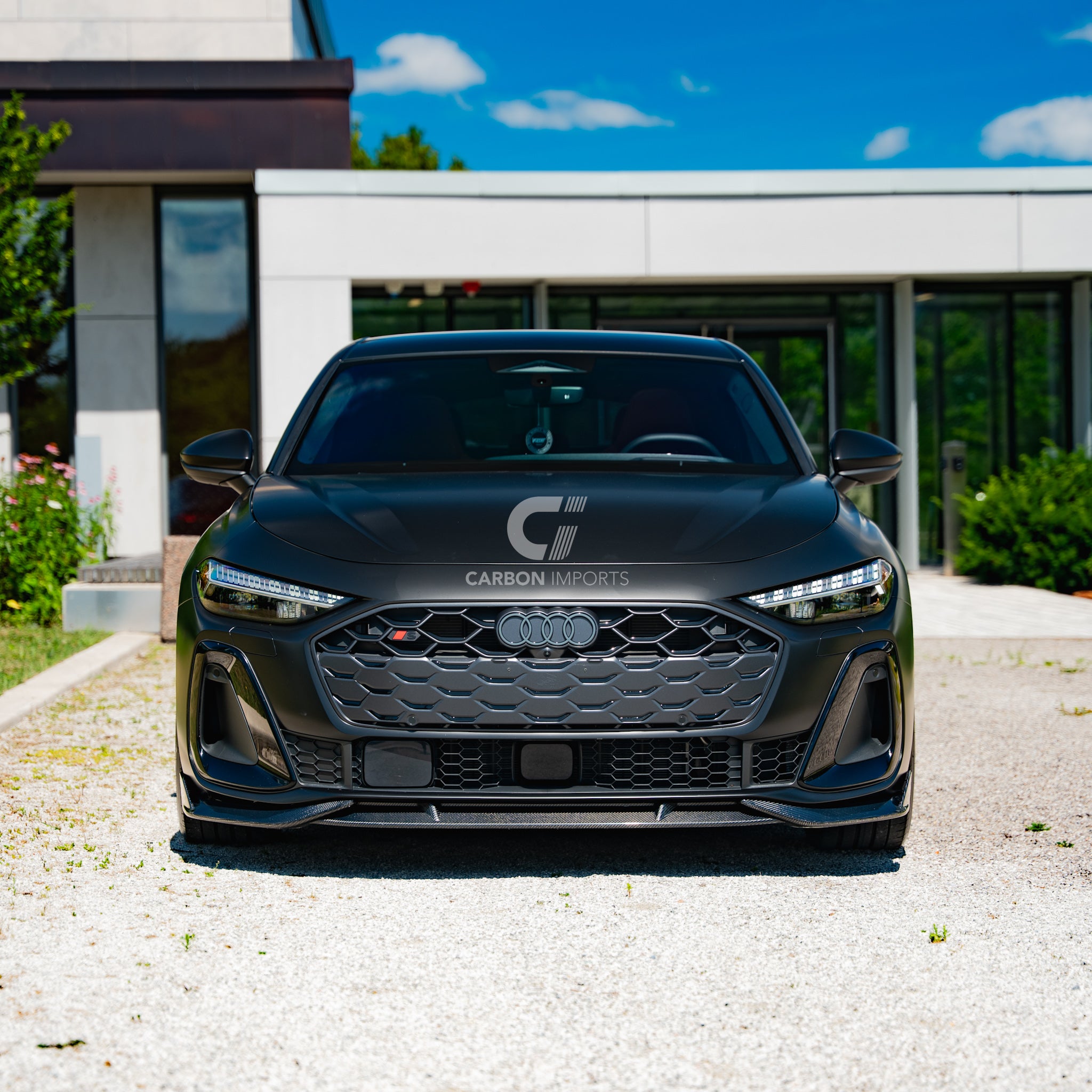 Audi S5/A5 S-Line B10 Carbon Fiber Front Lip 2025-2027