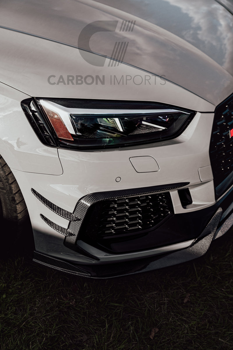 Audi RS5 2017-2019 B9 Carbon Fiber Fog Canards