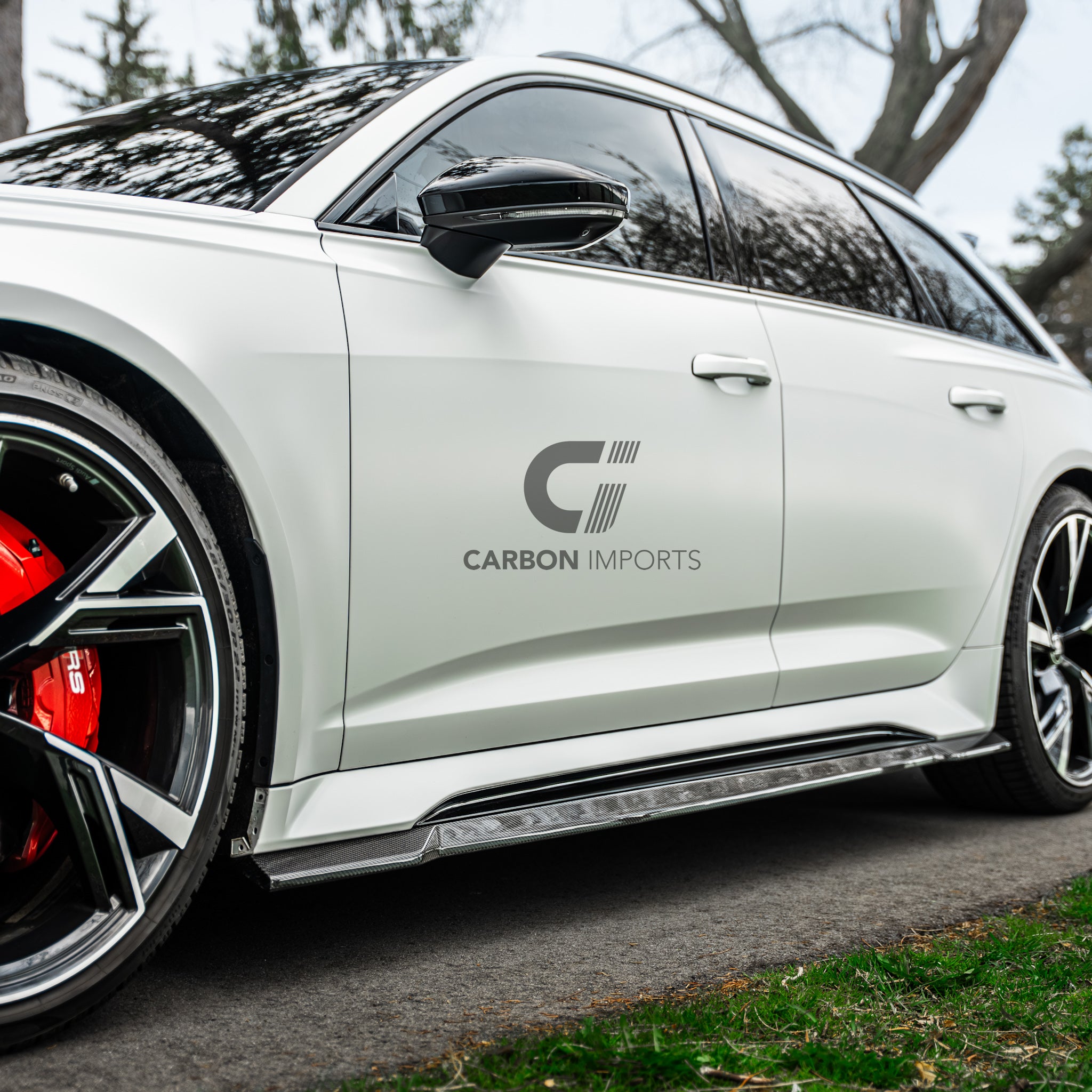 Audi RS6/RS7 C8 Carbon Fiber Side Skirts 2020-2026