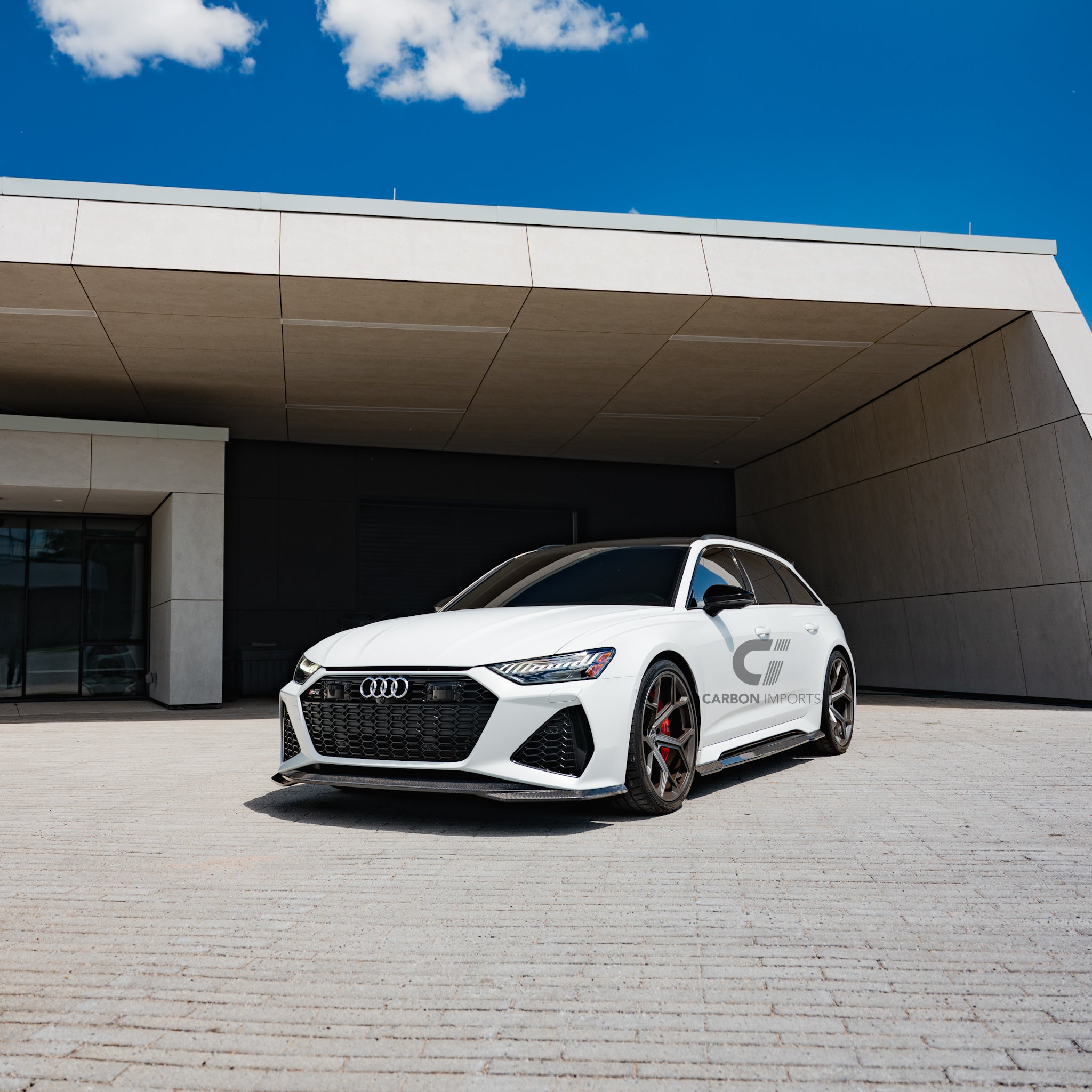 Audi RS6/RS7 C8 Carbon Fiber Front Lip V3 2020-2026