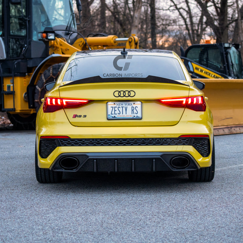 Audi RS3 8Y Carbon Fiber Rear Diffuser 2021-2025