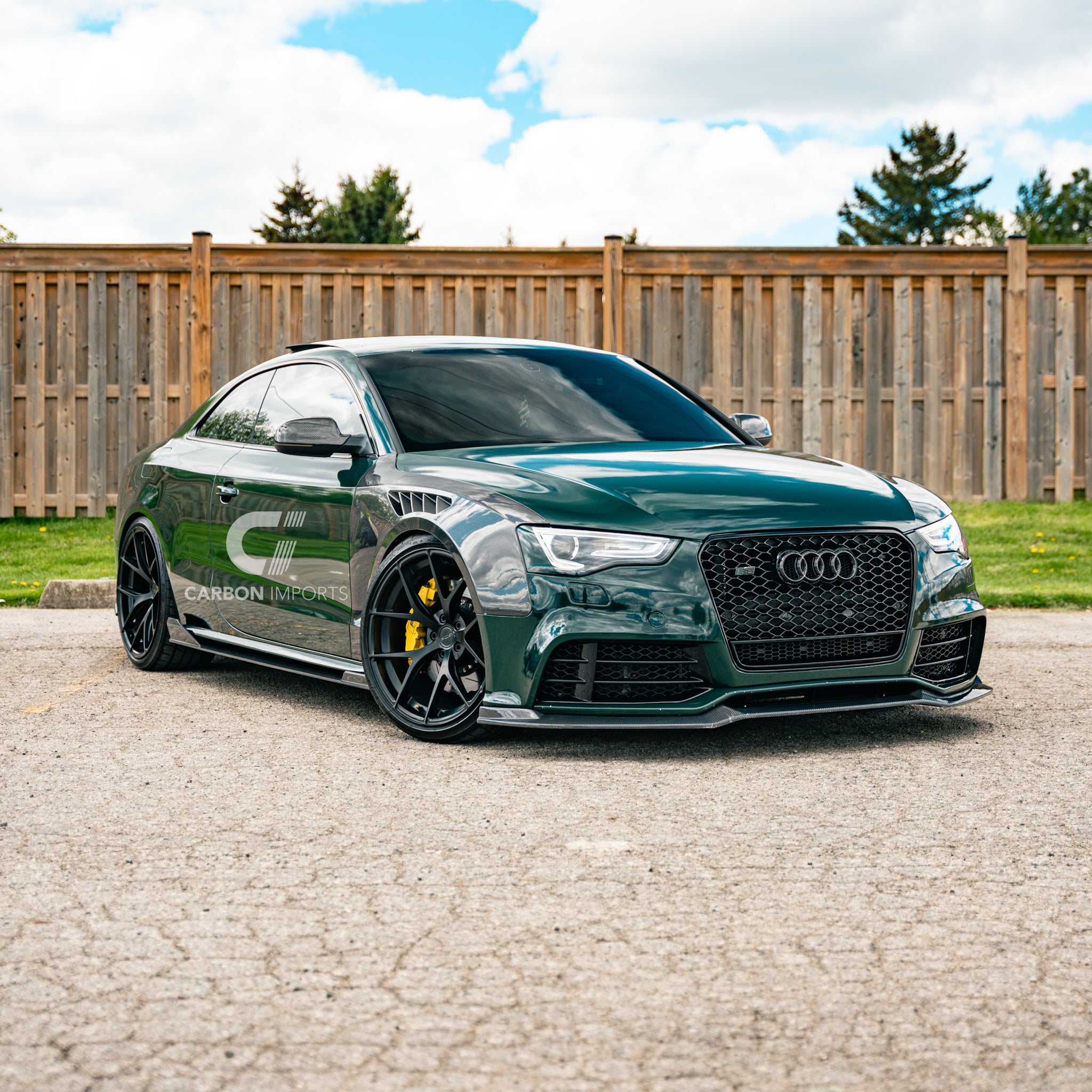 Audi S5/A5 B8/B8.5 Carbon Fiber Side Skirts 2007-2016