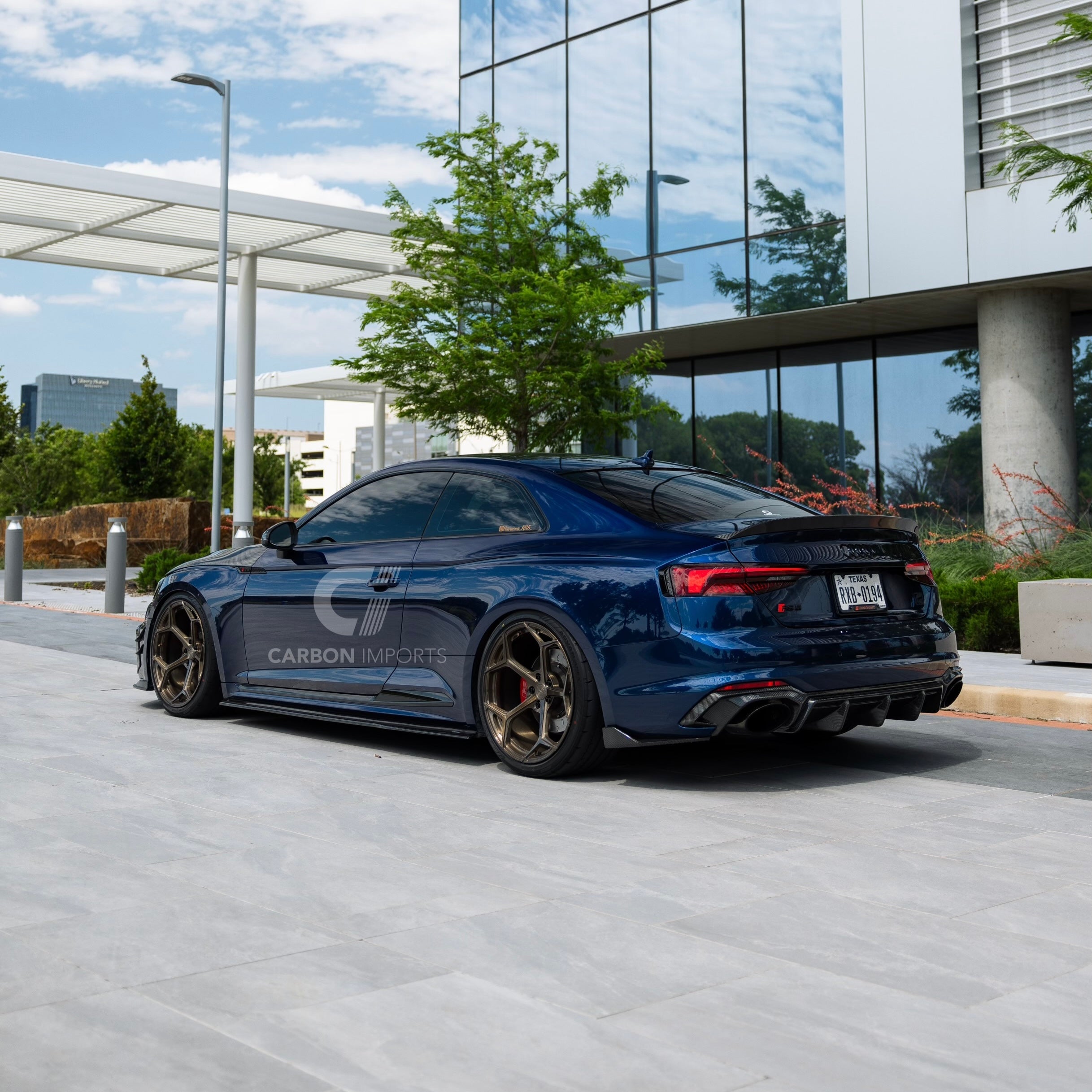 Audi RS5 B9 Carbon Fiber Rear Diffuser 2017-2019