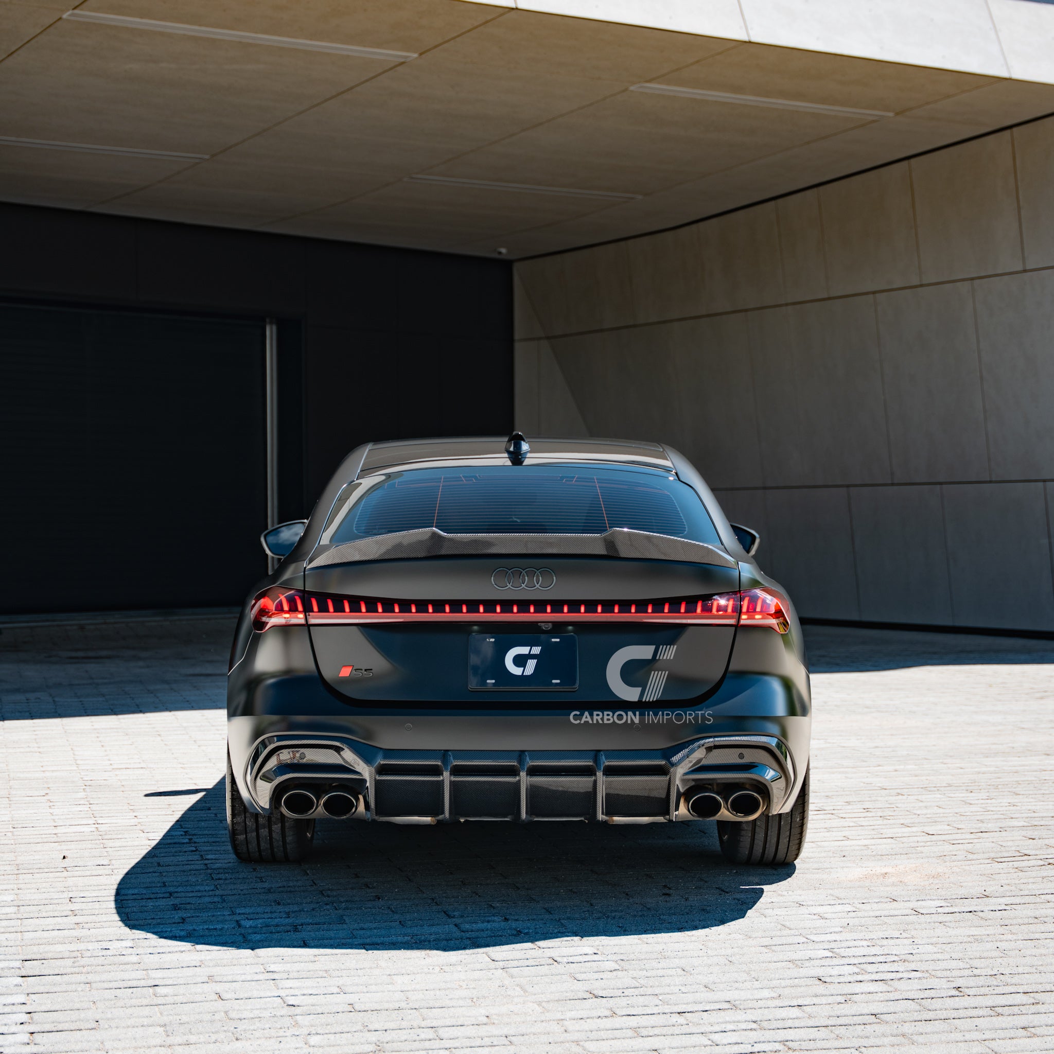 Audi S5/A5 S-Line B10 Carbon Fiber Trunk Lip 2025-2027 V4