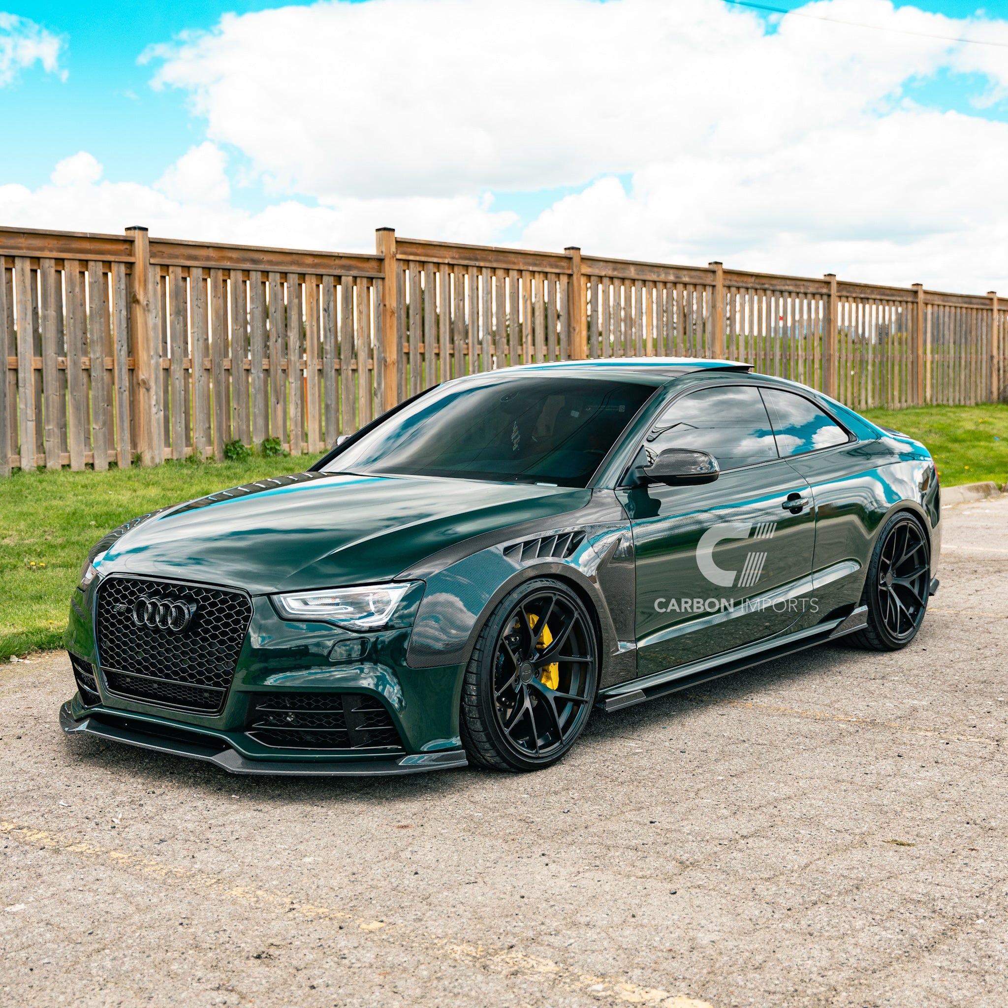 Audi S5/A5 B8/B8.5 Carbon Fiber Side Skirts 2007-2016