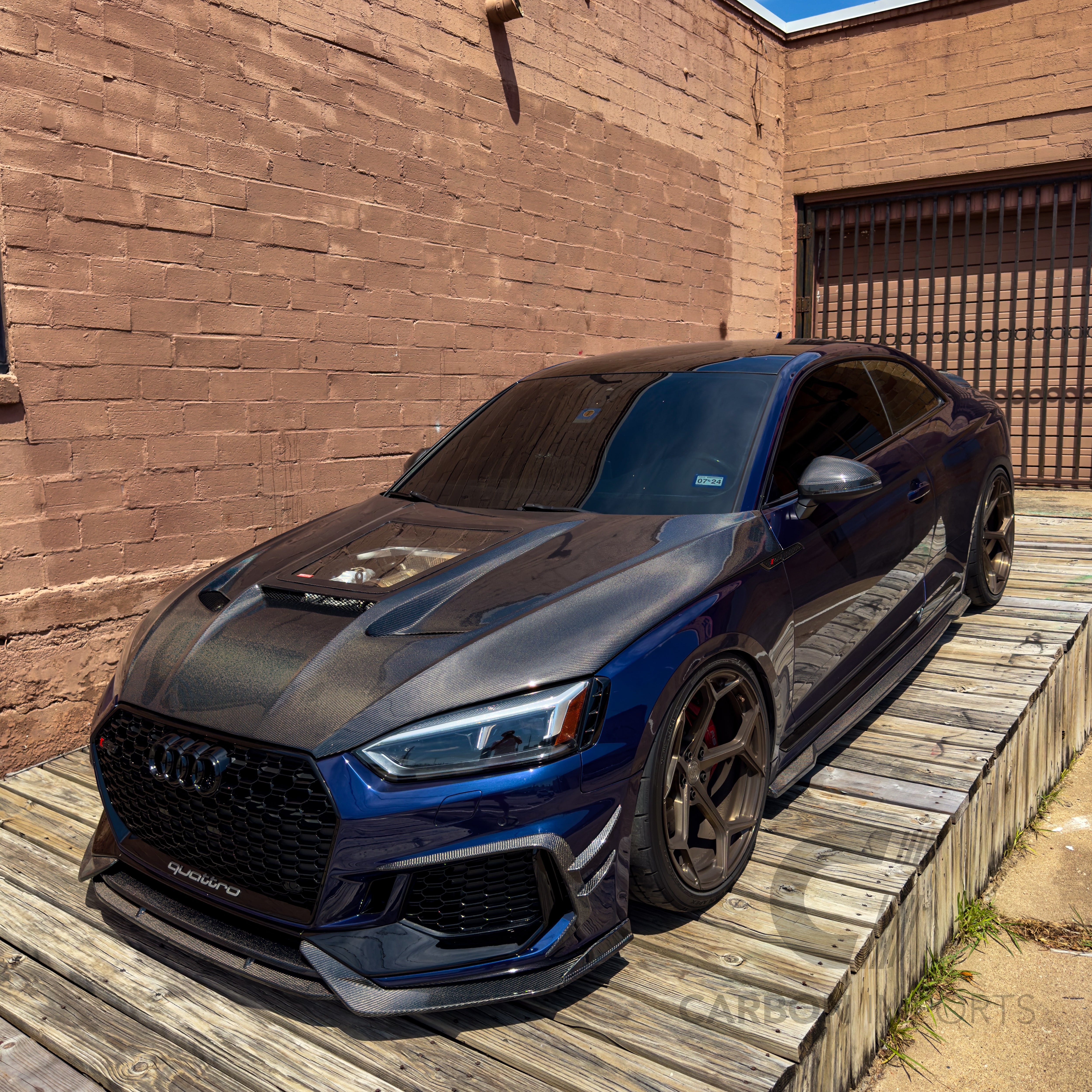 Audi RS5 B9 Carbon Fiber Side Skirts 2017-2019