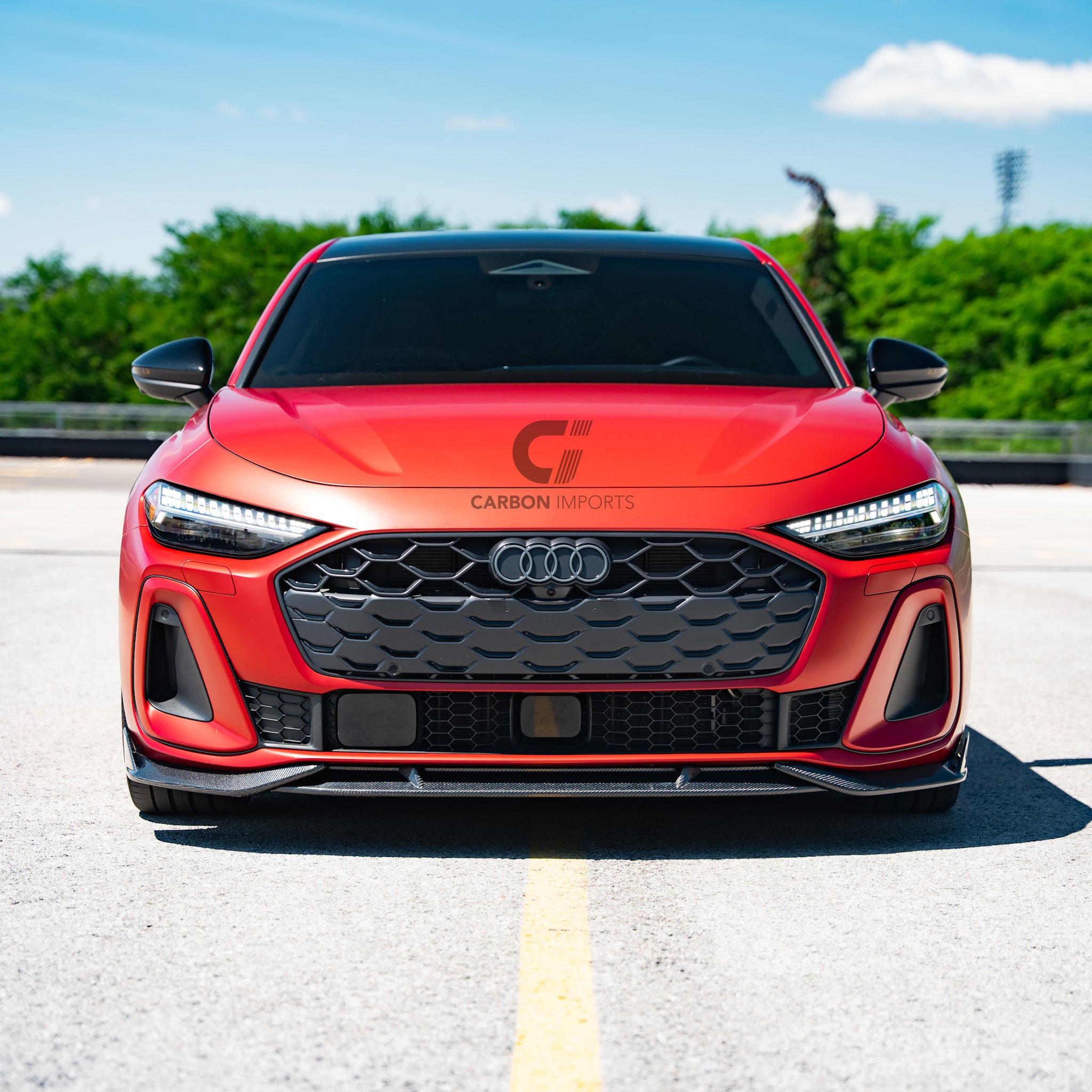 Audi S5/A5 S-Line B10 Carbon Fiber Front Lip 2025-2027