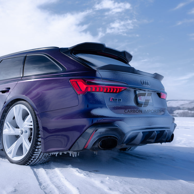 Audi RS6 C8 Carbon Fiber Roof Spoiler 2020-2025
