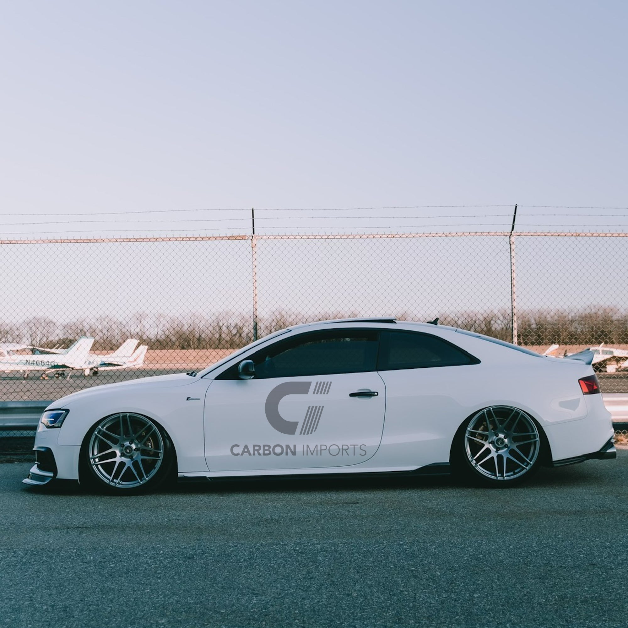 Audi S5 B8/B8.5 Carbon Fiber Trunk Lip 2007-2016 Highkick Version