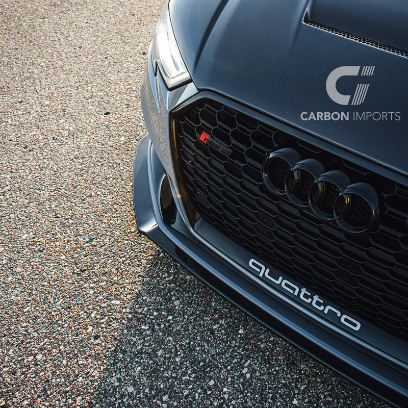 Audi RS3 8V Carbon Fiber Front Lip 2017-2020