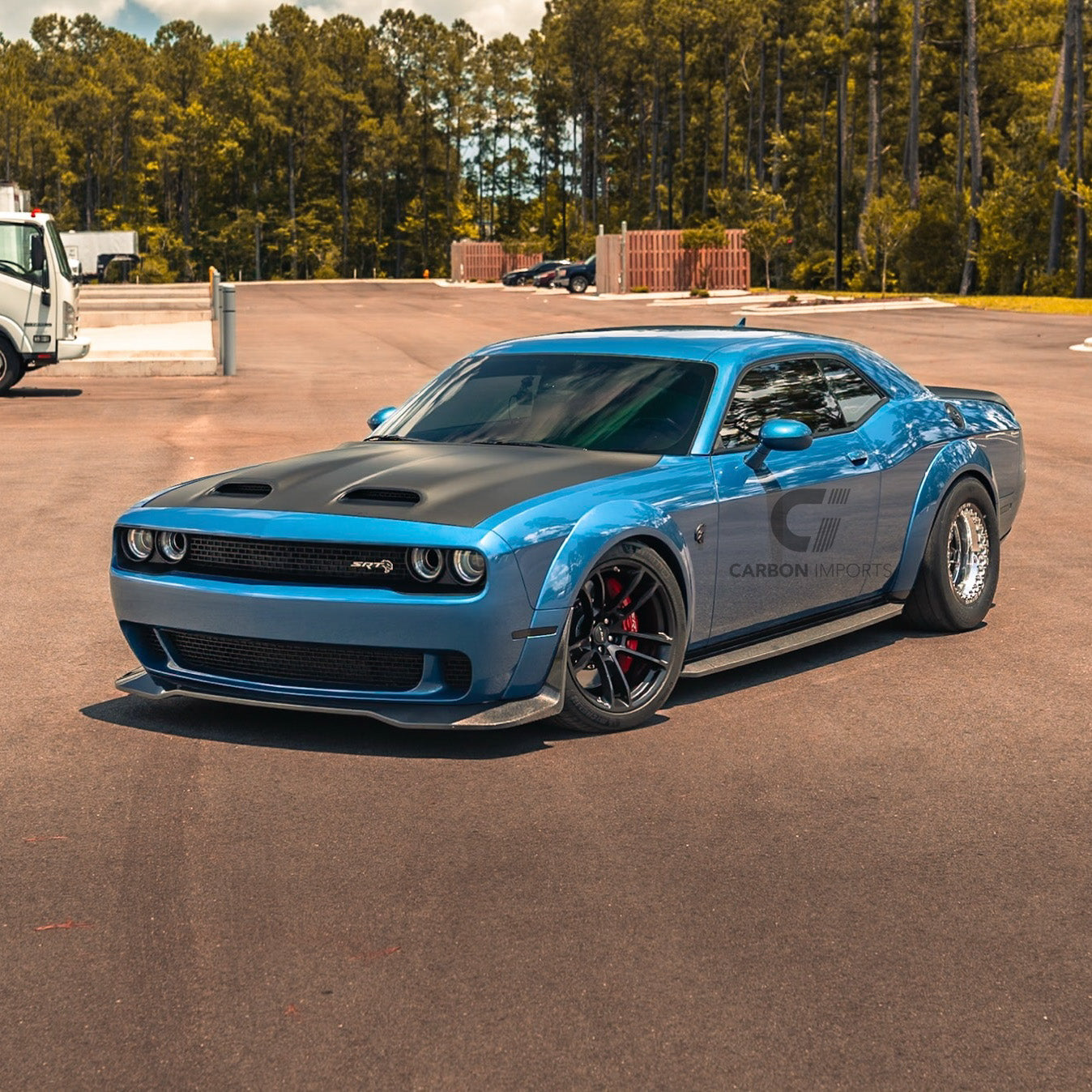 Dodge Challenger Hellcat Carbon Fiber Side Skirts