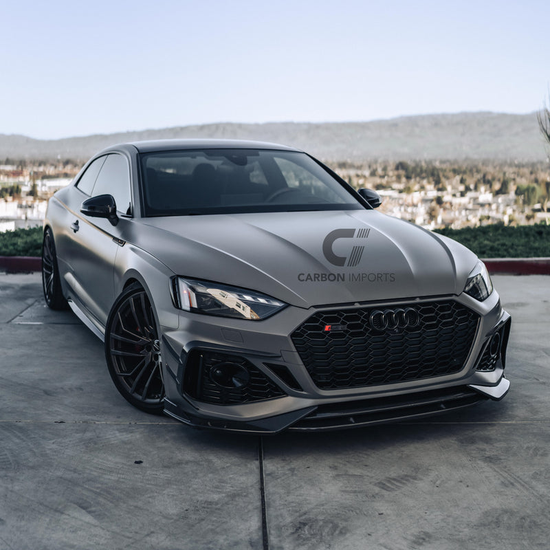 Audi RS5 B9.5 Carbon Fiber Front Lip 2020-2025