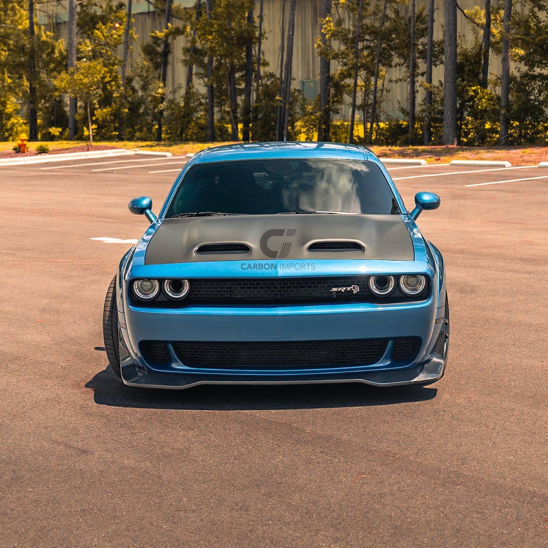 Dodge Challenger Hellcat Carbon Fiber Front Lip