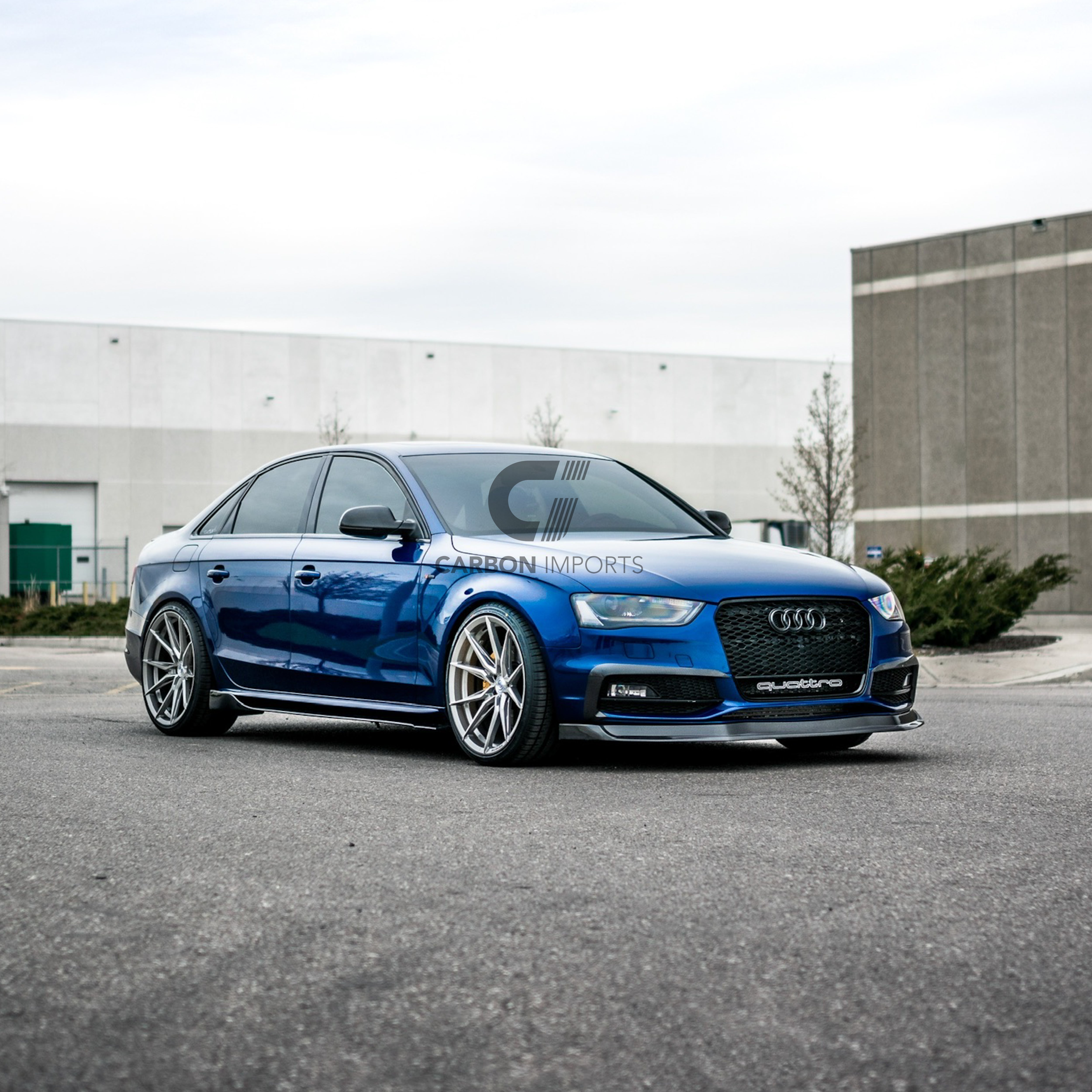 Audi S4/A4 S-Line B8.5 Carbon Fiber Front Lip 2013-2016