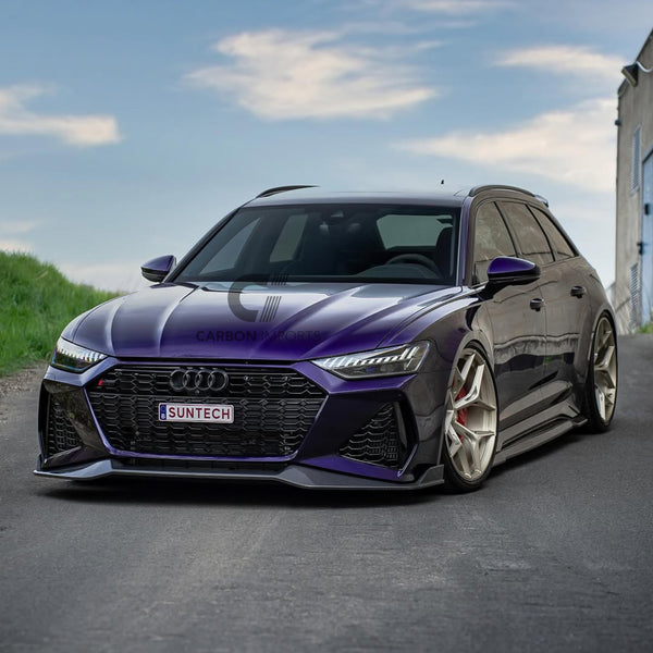 Audi RS6/RS7 C8 Carbon Fiber Front Lip 2020-2025
