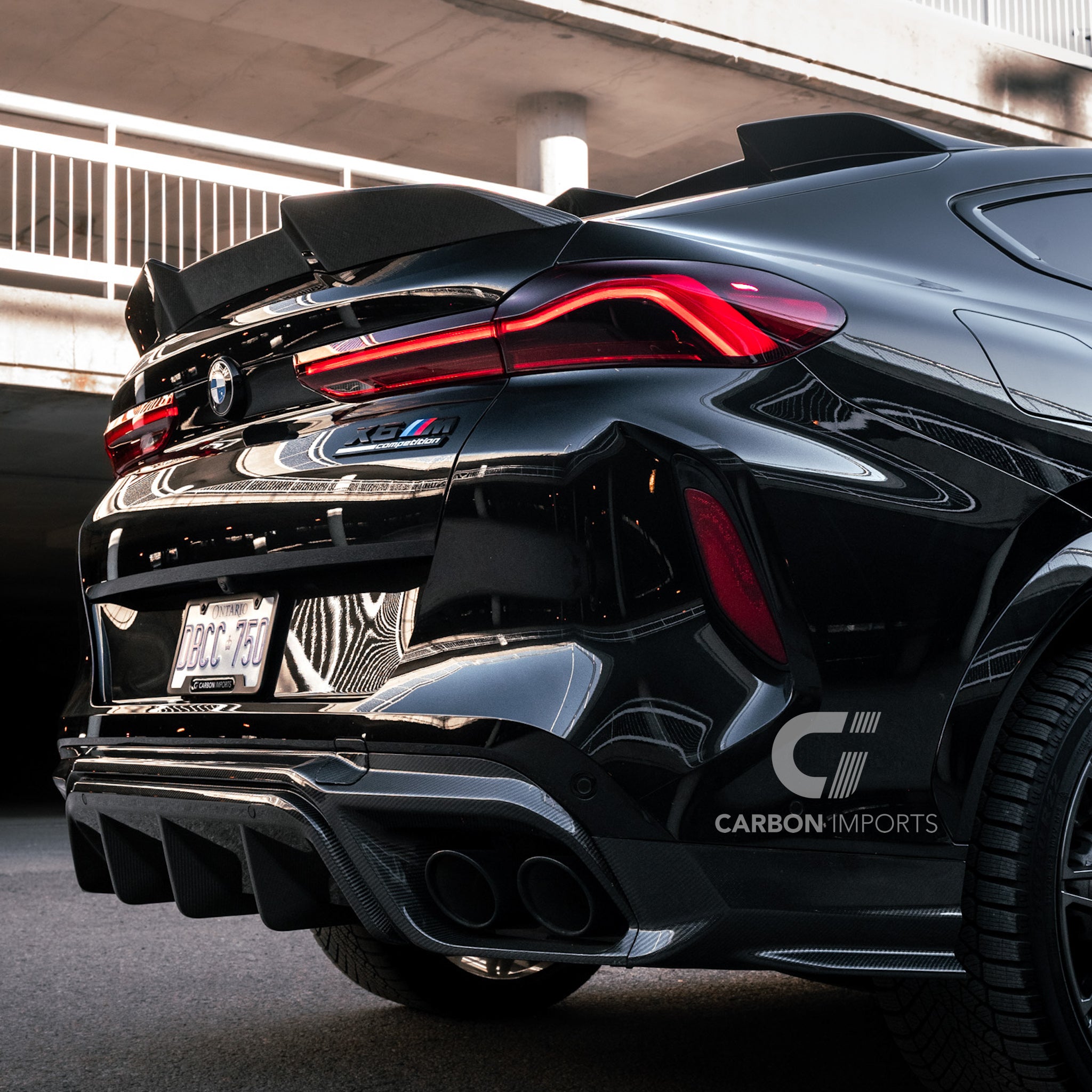 BMW X6M G06 Carbon Fiber Trunk Lip 2019-2026