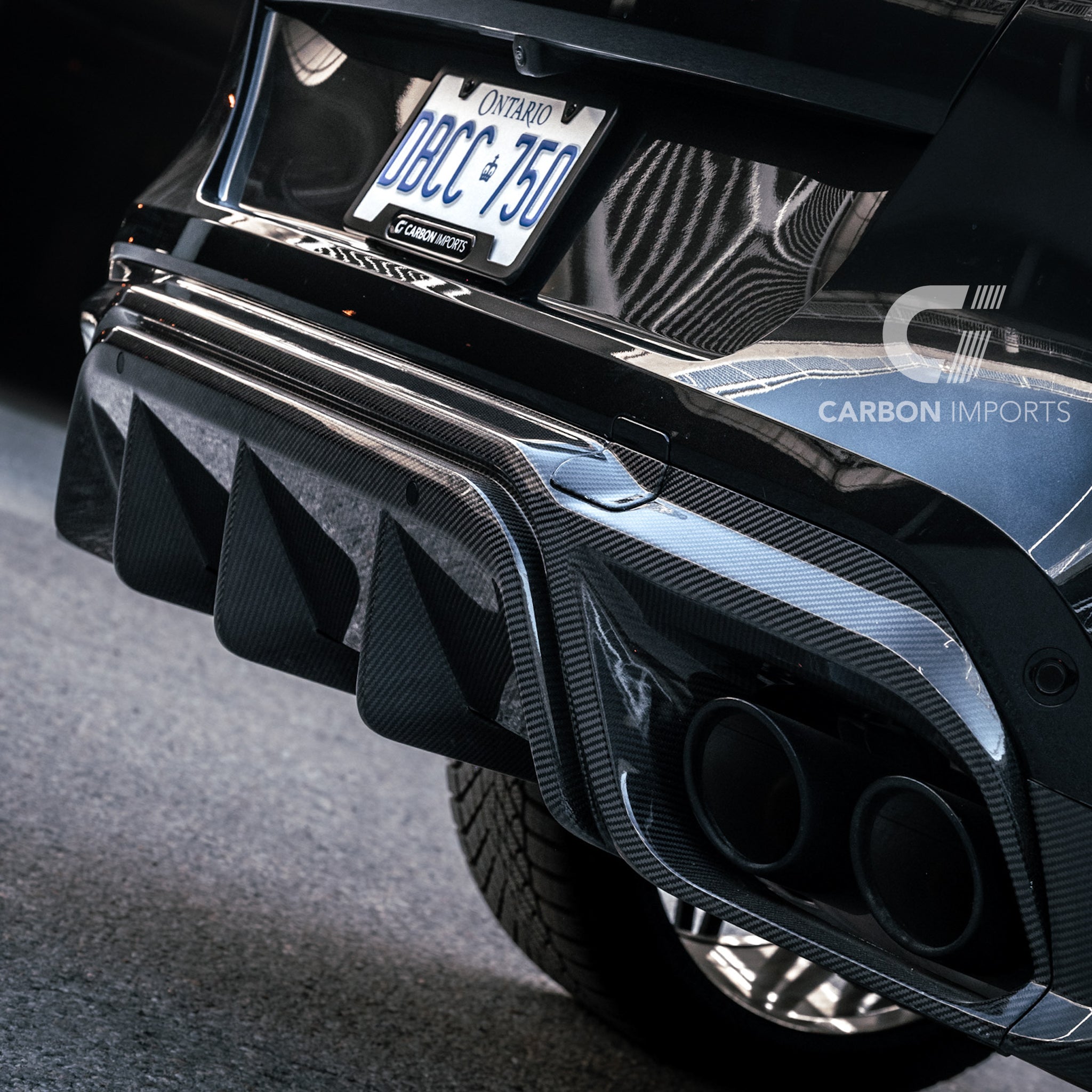 BMW X6M G06 Carbon Fiber Rear Diffuser 2024-2026