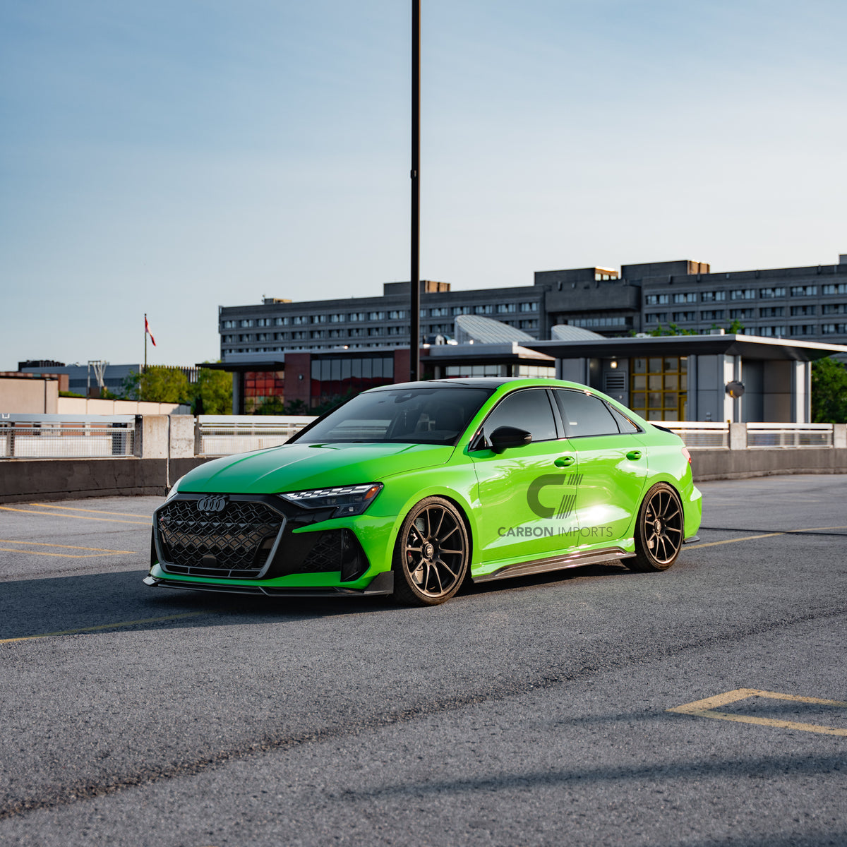 Audi RS3 8Y.5 Carbon Fiber Side Skirts 2025-2026