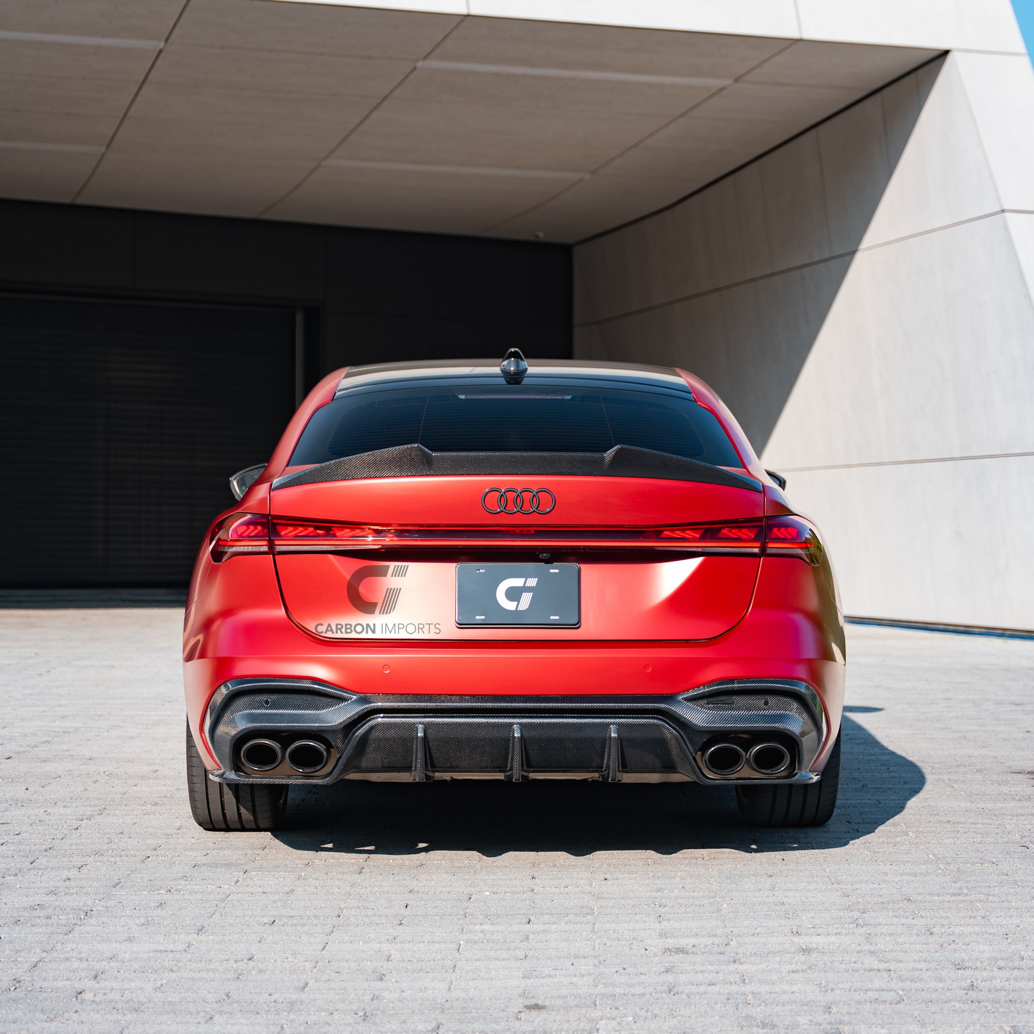 Audi S5/A5 S-Line B10 Carbon Fiber Trunk Lip 2025-2027 V2