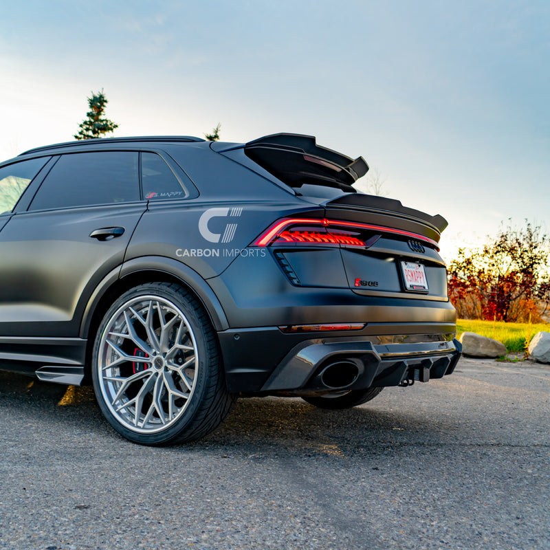 Audi RSQ8 Carbon Fiber Trunk Lip 2020-2024 V1