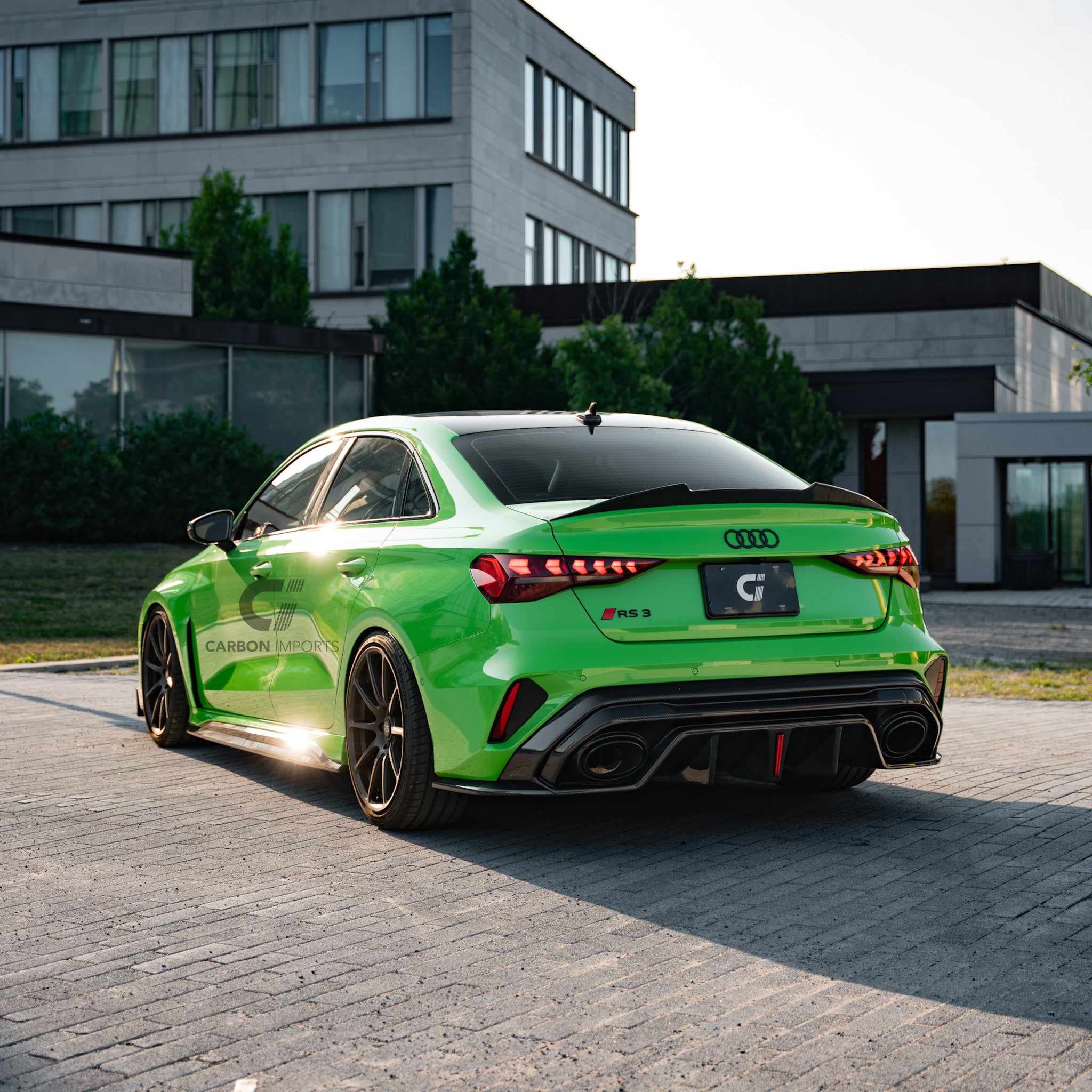 Audi A3/S3/RS3 8Y/8Y.5 Carbon Fiber Trunk Lip 2021-2026 V2