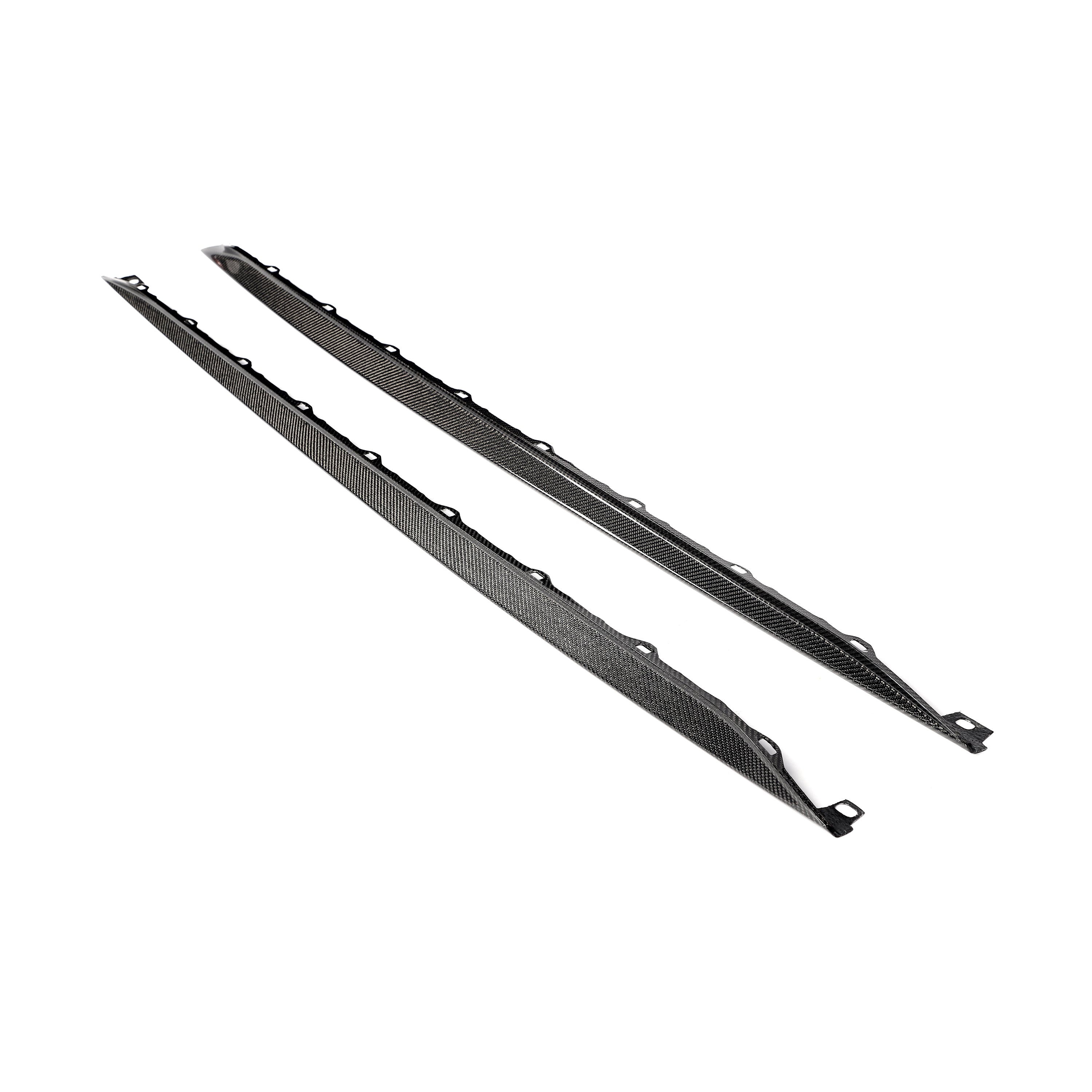 Audi RS5 B9.5 Carbon Fiber Side Rocker Trim 2020-2025