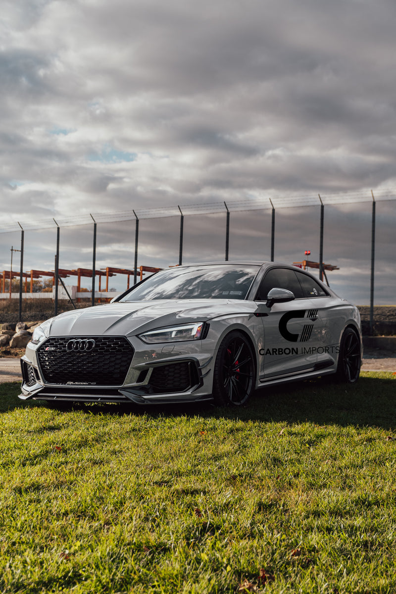 Audi RS5 2017-2019 B9 Carbon Fiber Front Fog Canards