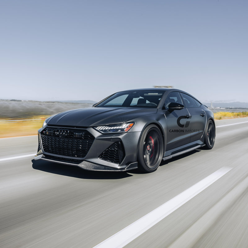 Audi RS6/RS7 C8 Carbon Fiber Front Lip 2020-2025