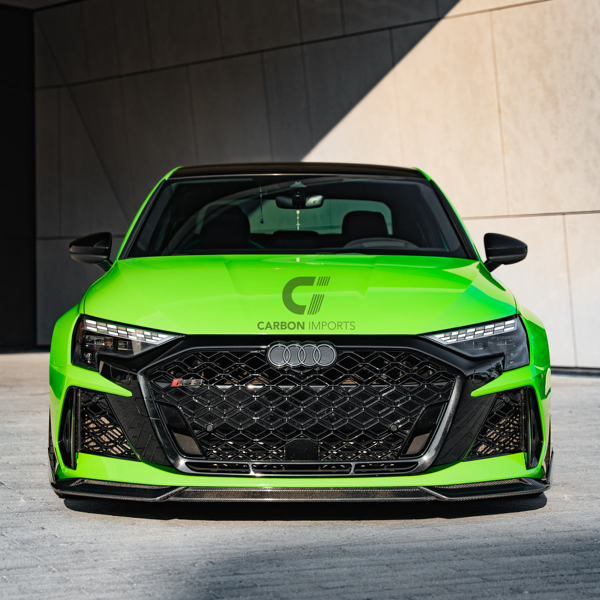 Audi RS3 8Y.5 Carbon Fiber Front Lip 2025-2026 V2