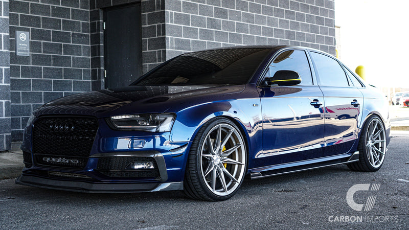 Audi S4/A4 B8/B8.5 Carbon Fiber Side Skirts 2009-2016