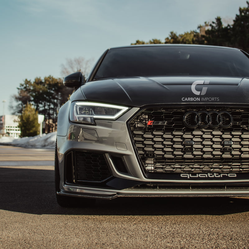 Audi RS3 8V Carbon Fiber Front Lip 2017-2020