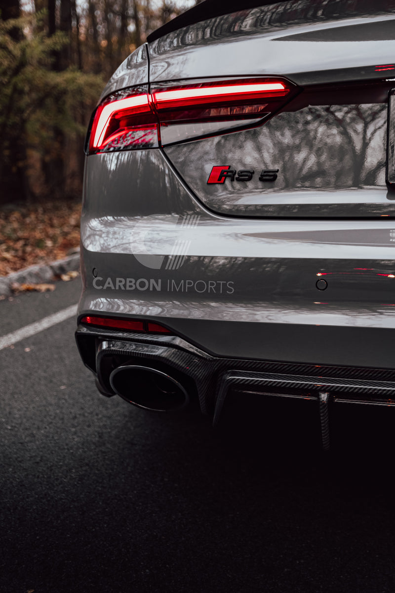 Audi RS5 2017-2019 B9 Carbon Fiber Rear Diffuser