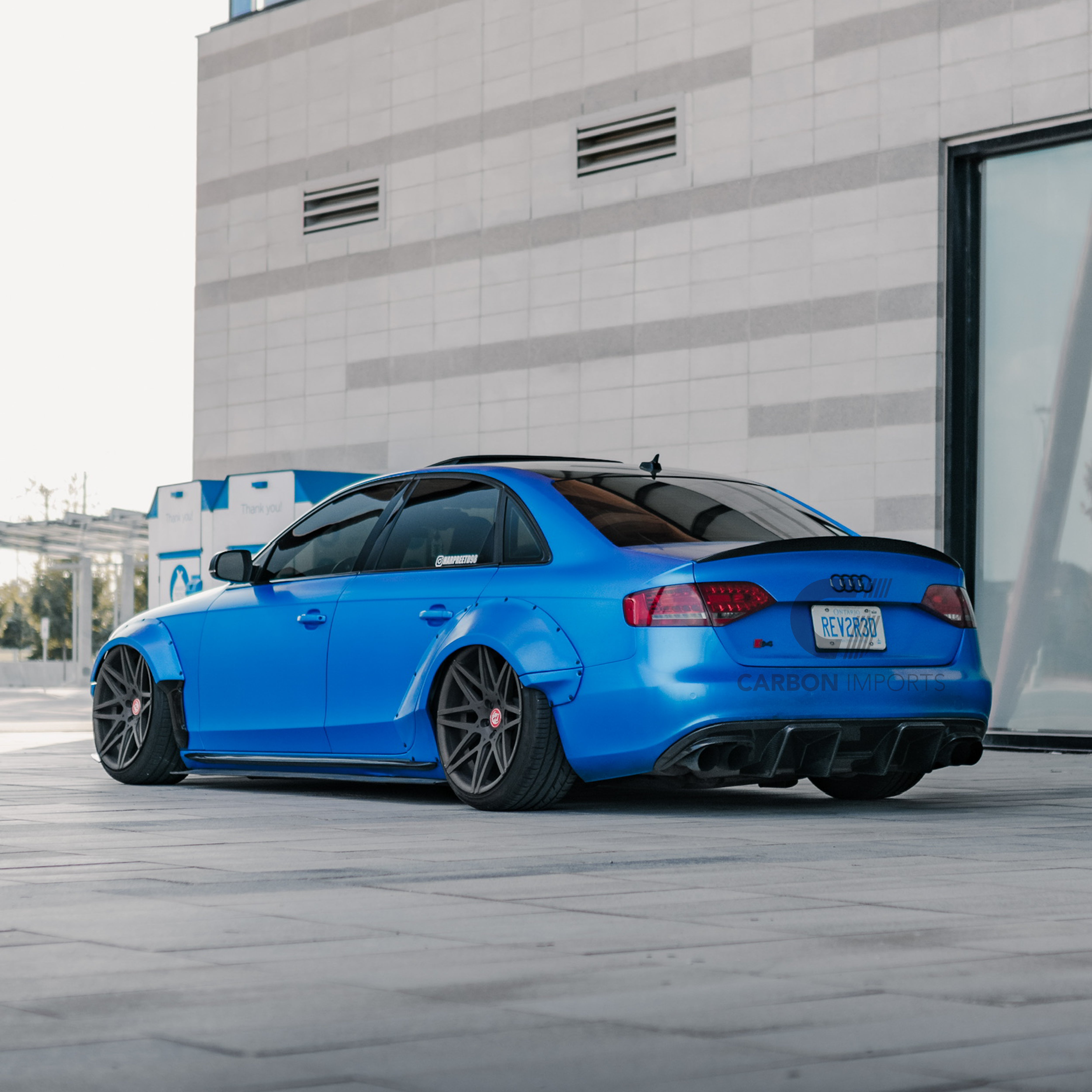 Audi S4/A4 S-Line B8 Carbon Fiber Rear Diffuser 2009-2012