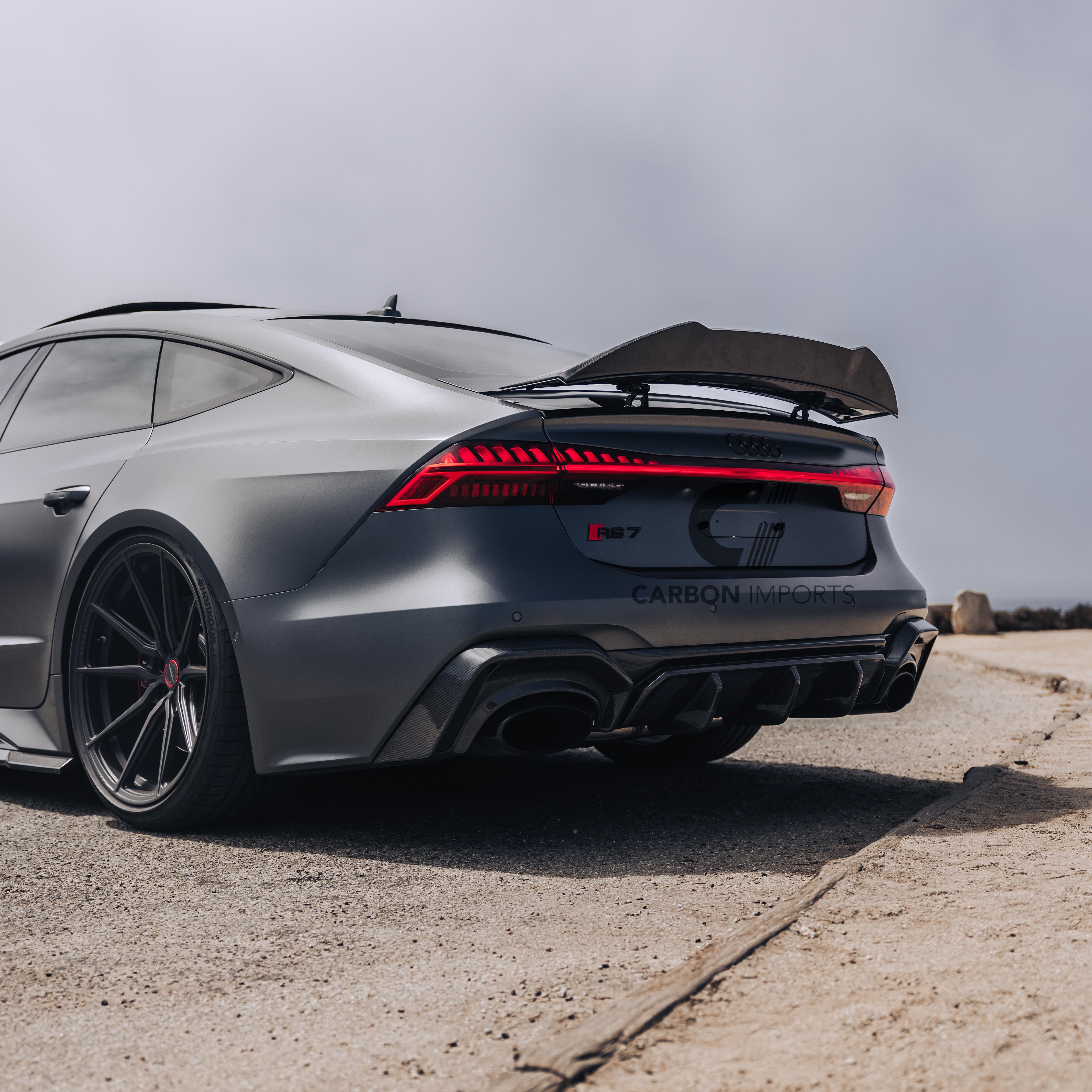 Audi A7/S7/RS7 C8 Carbon Fiber Trunk Lip 2020-2026 V2