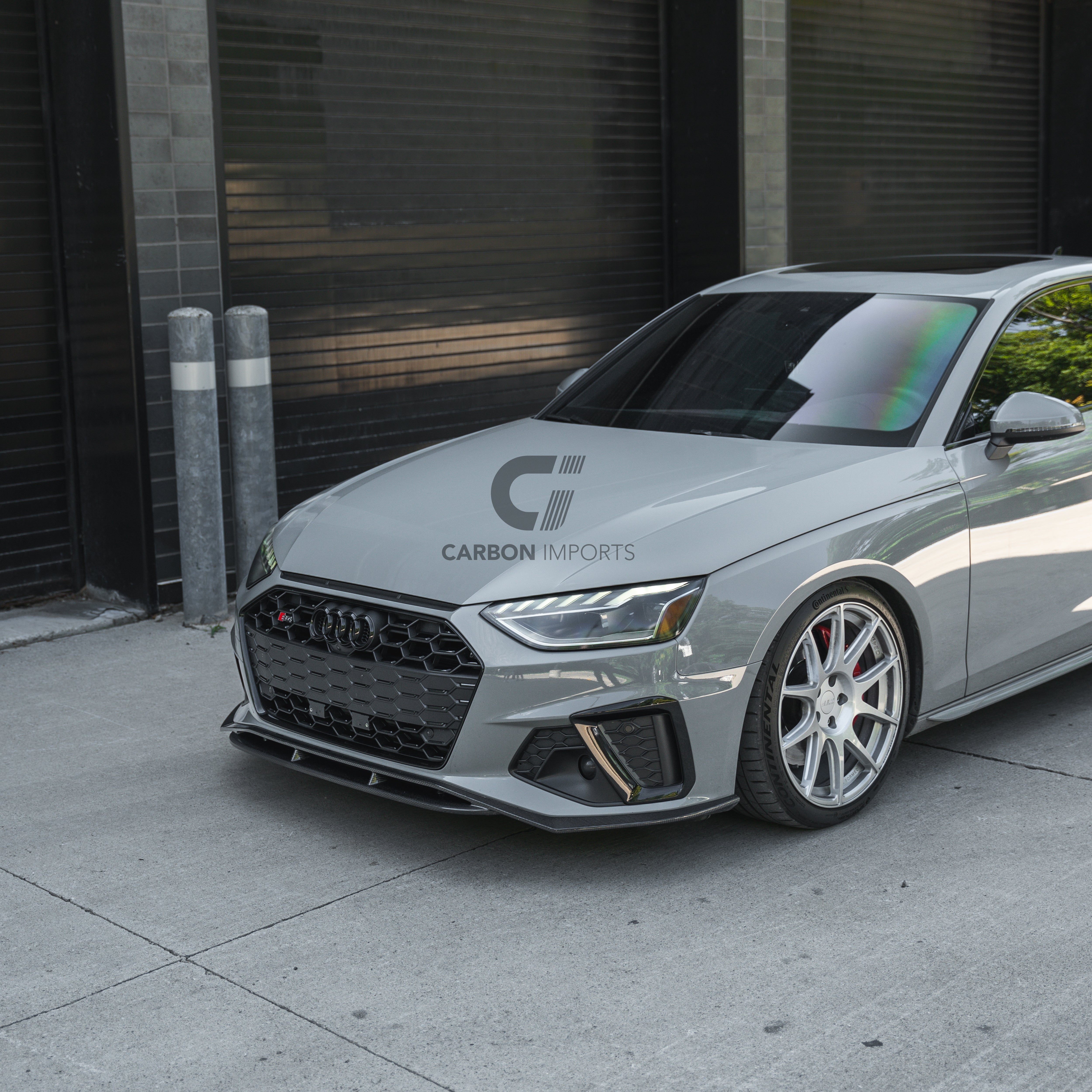 Audi S4/A4 S-Line B9.5 Carbon Fiber Front Lip 2020-2025