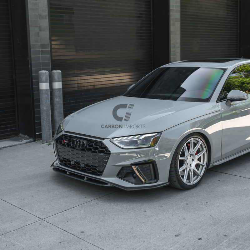 Audi S4/A4 S-Line B9.5 Carbon Fiber Front Lip 2020-2025