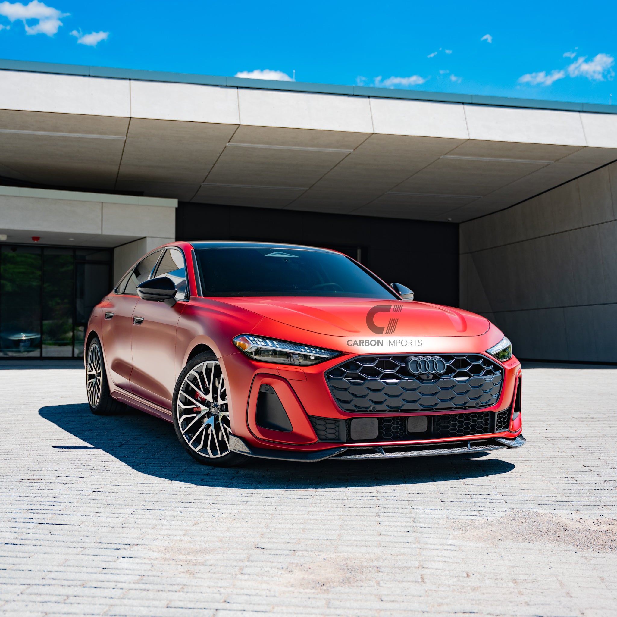 Audi S5/A5 S-Line B10 Carbon Fiber Front Lip 2025-2027