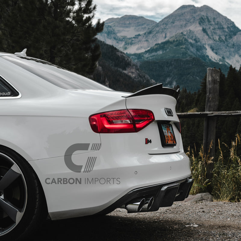 Audi S4/A4 S-Line B8.5 Carbon Fiber Rear Diffuser 2013-2016