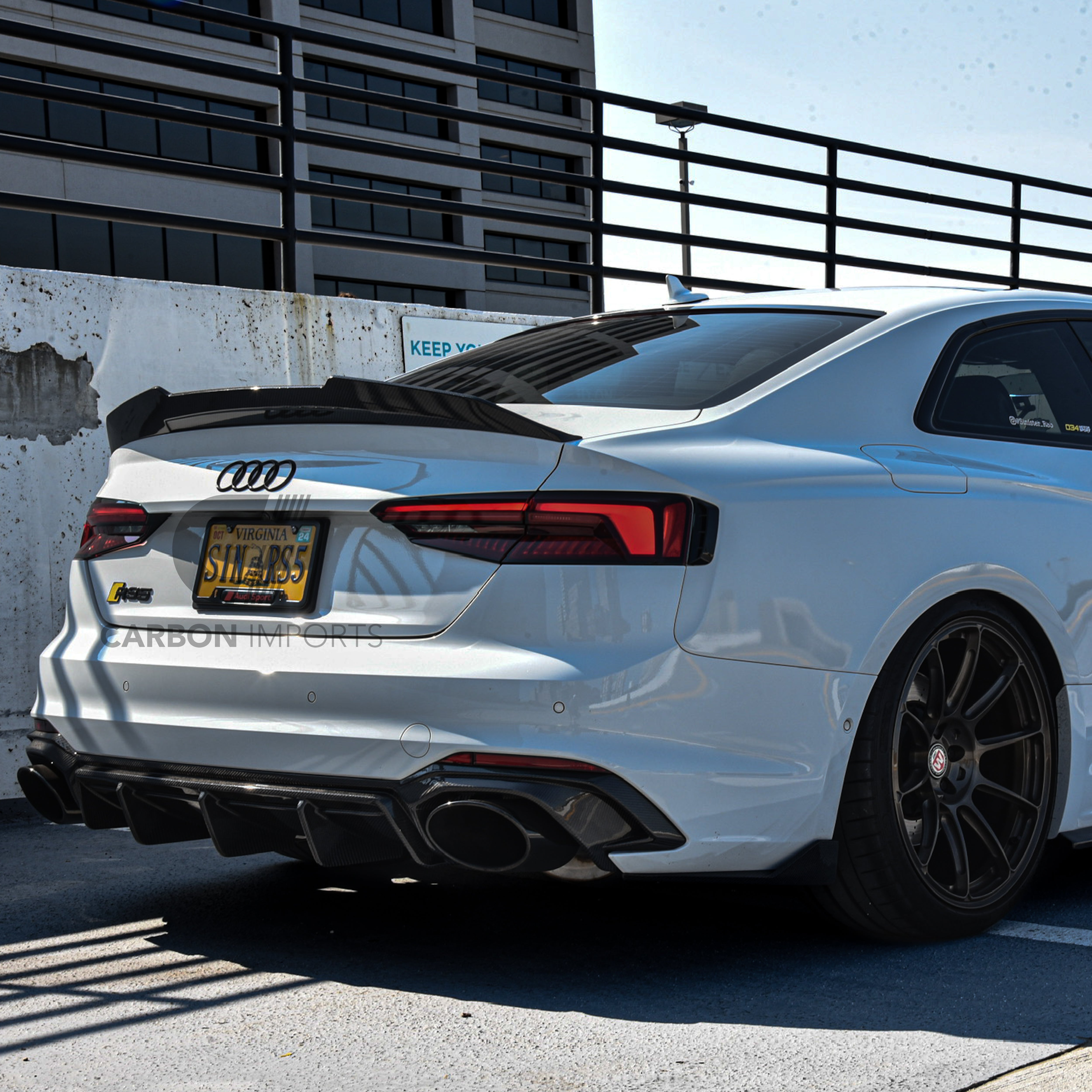 Audi A5/S5/RS5 B9/B9.5 Carbon Fiber Trunk Lip 2017-2025 V4