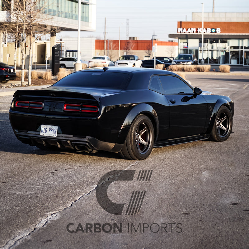 Dodge Challenger Hellcat Carbon Fiber Side Skirts