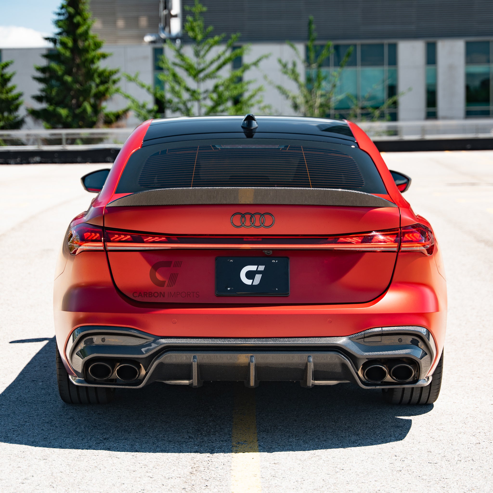 Audi S5/A5 S-Line B10 Carbon Fiber Rear Diffuser 2025-2027 V2
